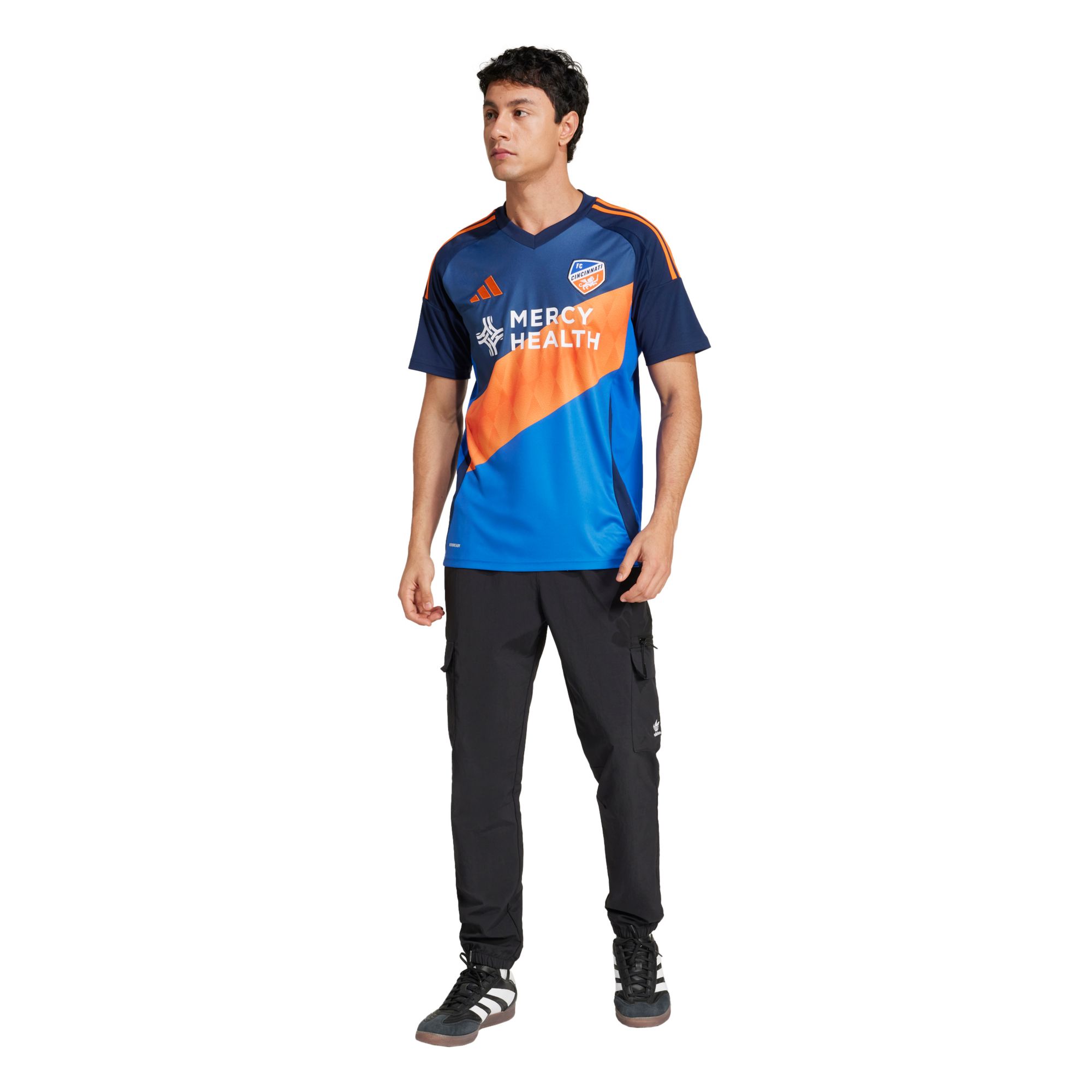 adidas Adult FC Cincinnati 2025 Primary Replica "Orange & Blue Legacy Kit" Jersey product image