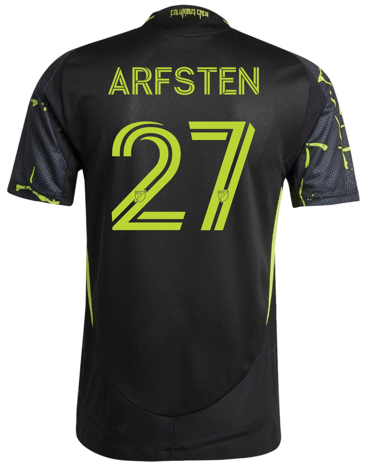 adidas Adult Columbus Crew Max Arfsten #27 2025 Secondary Authentic Jersey product image