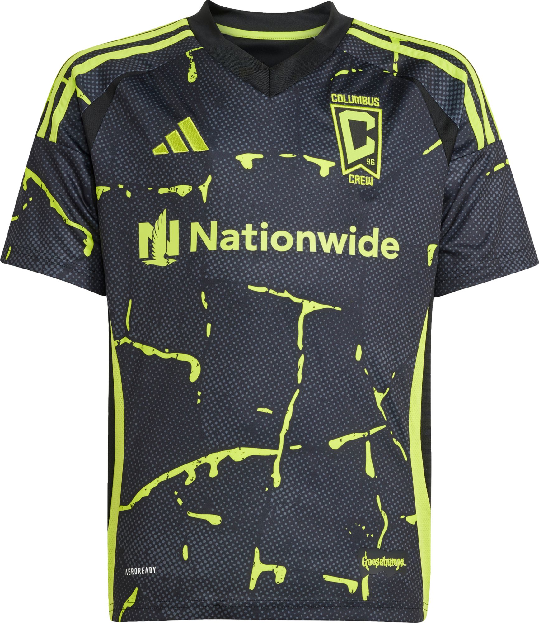 adidas Youth Columbus Crew 2025 Secondary Replica "Goosebumps" Jersey product image