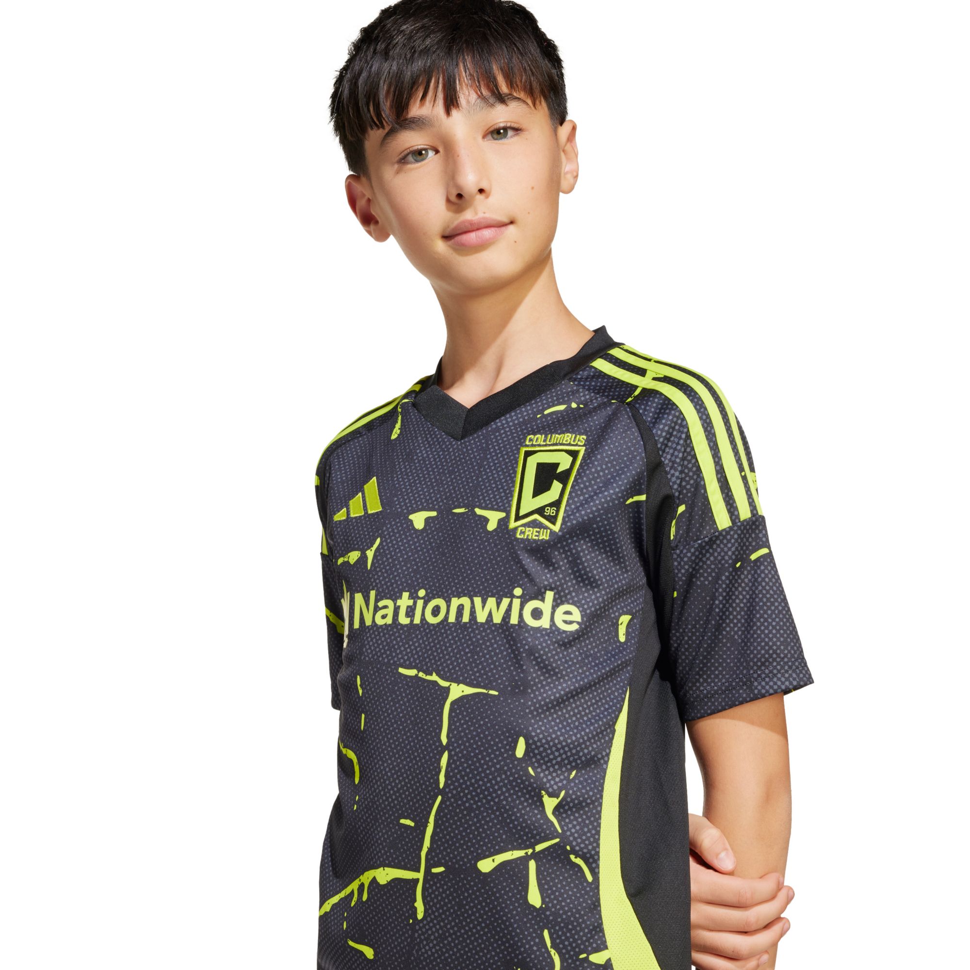 adidas Youth Columbus Crew 2025 Secondary Replica "Goosebumps" Jersey product image