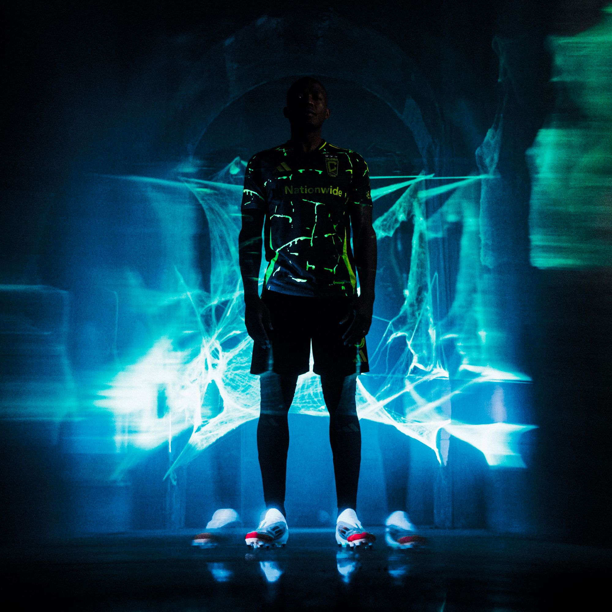 adidas Youth Columbus Crew 2025 Secondary Replica "Goosebumps" Jersey product image