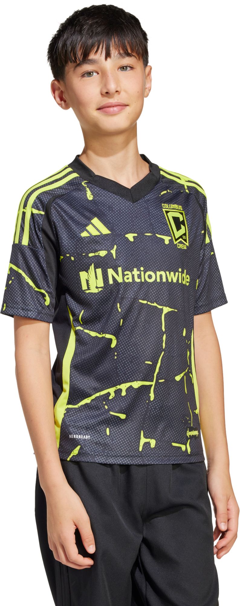adidas Youth Columbus Crew 2025 Secondary Replica "Goosebumps" Jersey product image