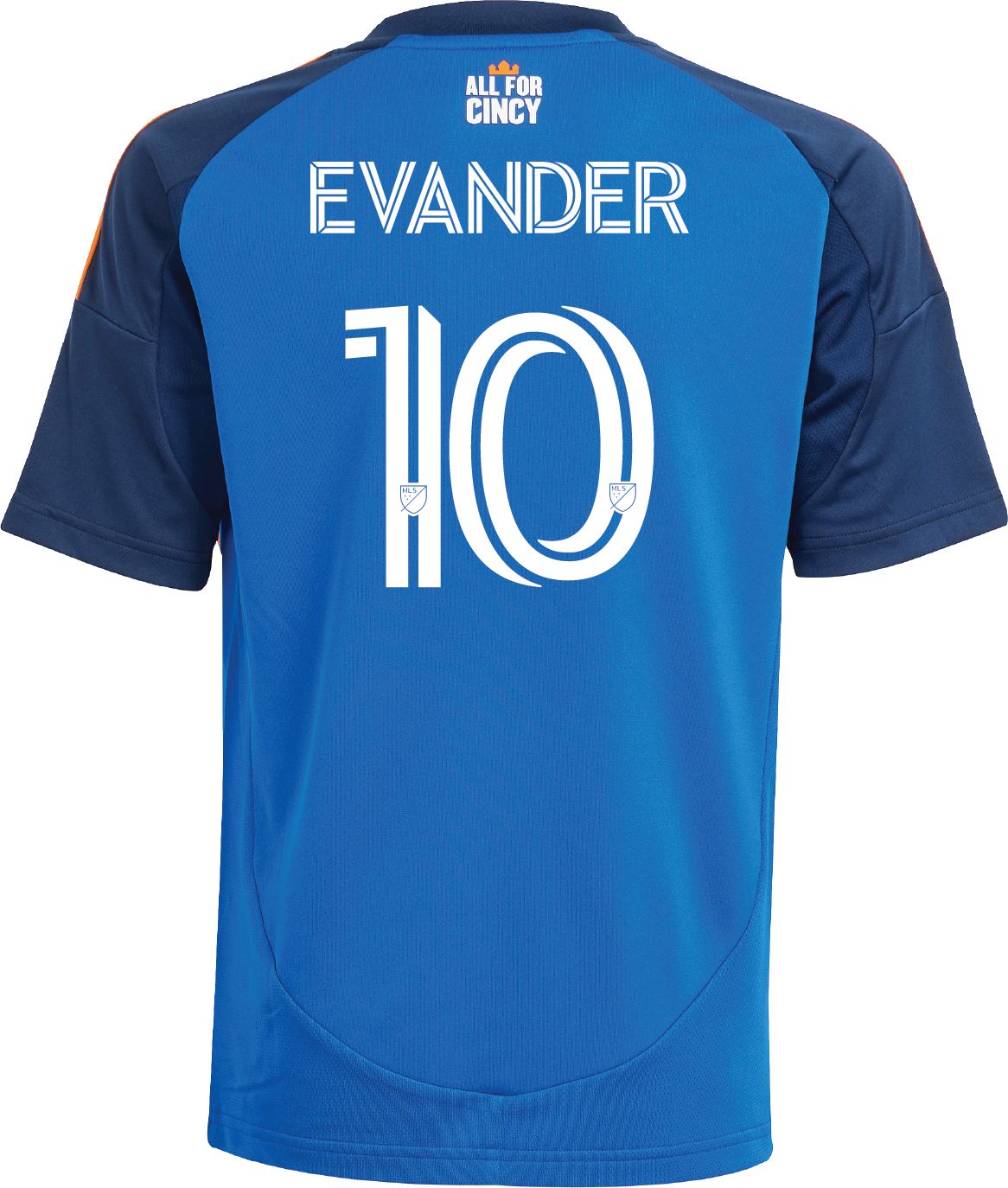 adidas Youth FC Cincinnati Evander Ferreira #10 2025 Primary Replica Jersey product image