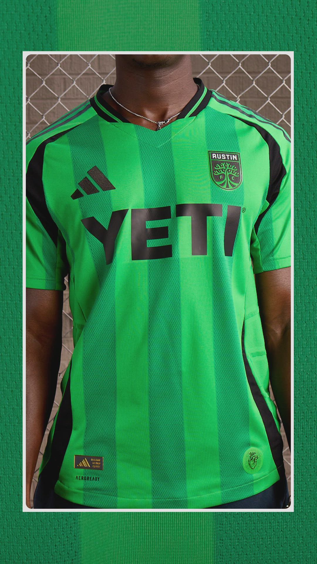 adidas Adult Austin FC Brandon Vazquez #9 2025 Primary Authentic Jersey product