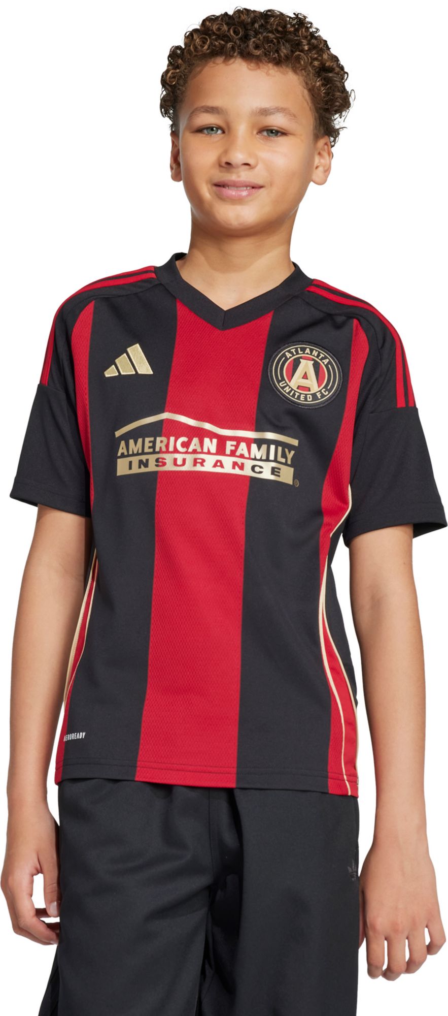adidas Youth Atlanta United 2025 Primary Replica "The Connector" Jersey product image