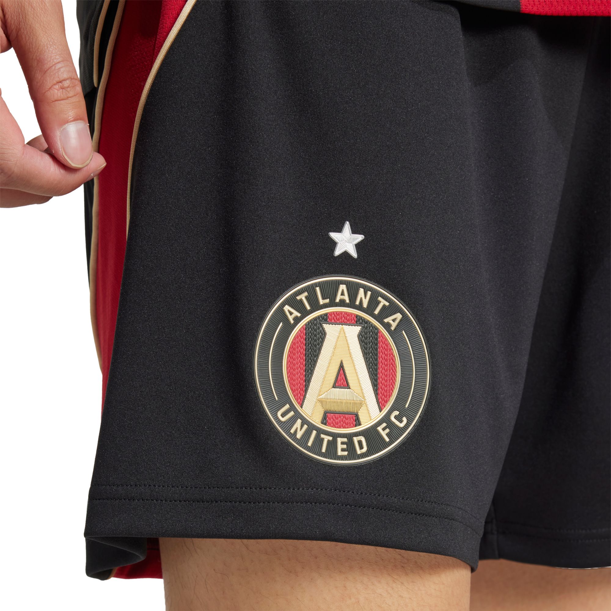 adidas Men's Atlanta United Black Authentic Home Shorts product image