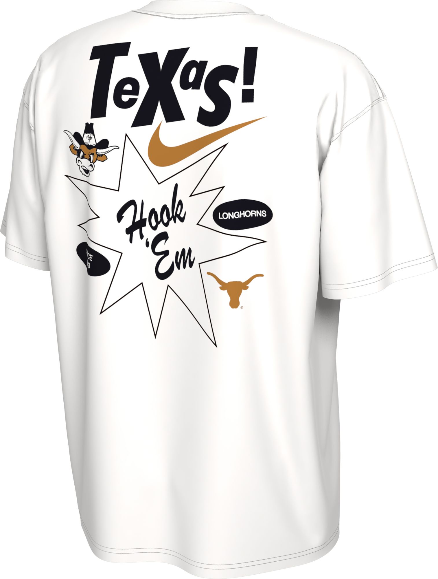 Nike Men's Texas Longhorns White MAX 90 Match Up T-Shirt product image