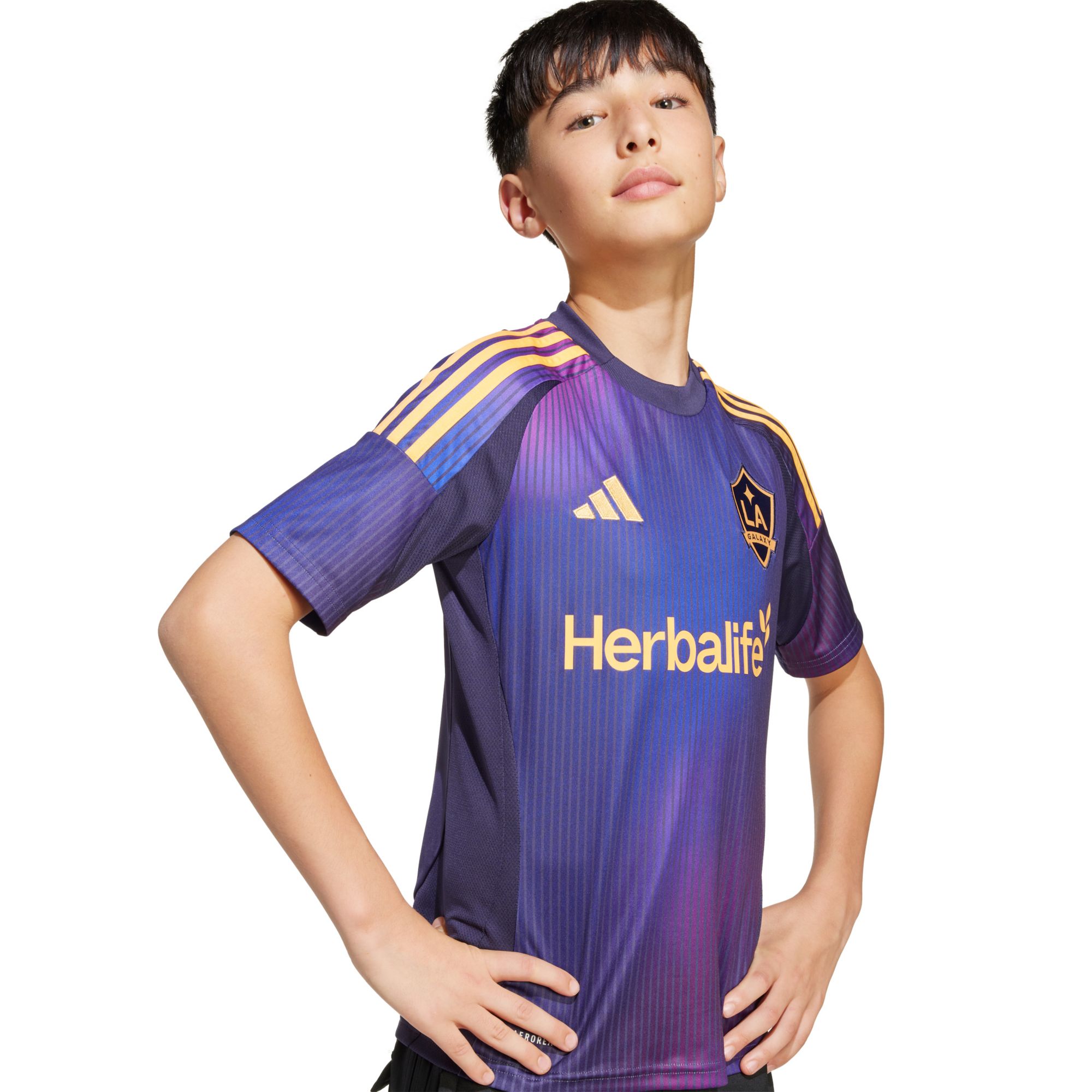 adidas Youth LA Galaxy 2025 Secondary Replica "RIZON" Jersey product image