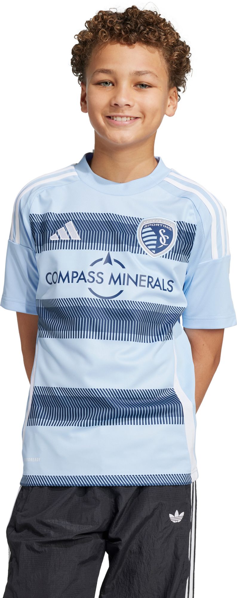 adidas Youth Sporting Kansas City 2025 Primary Replica "One KC" Jersey product image