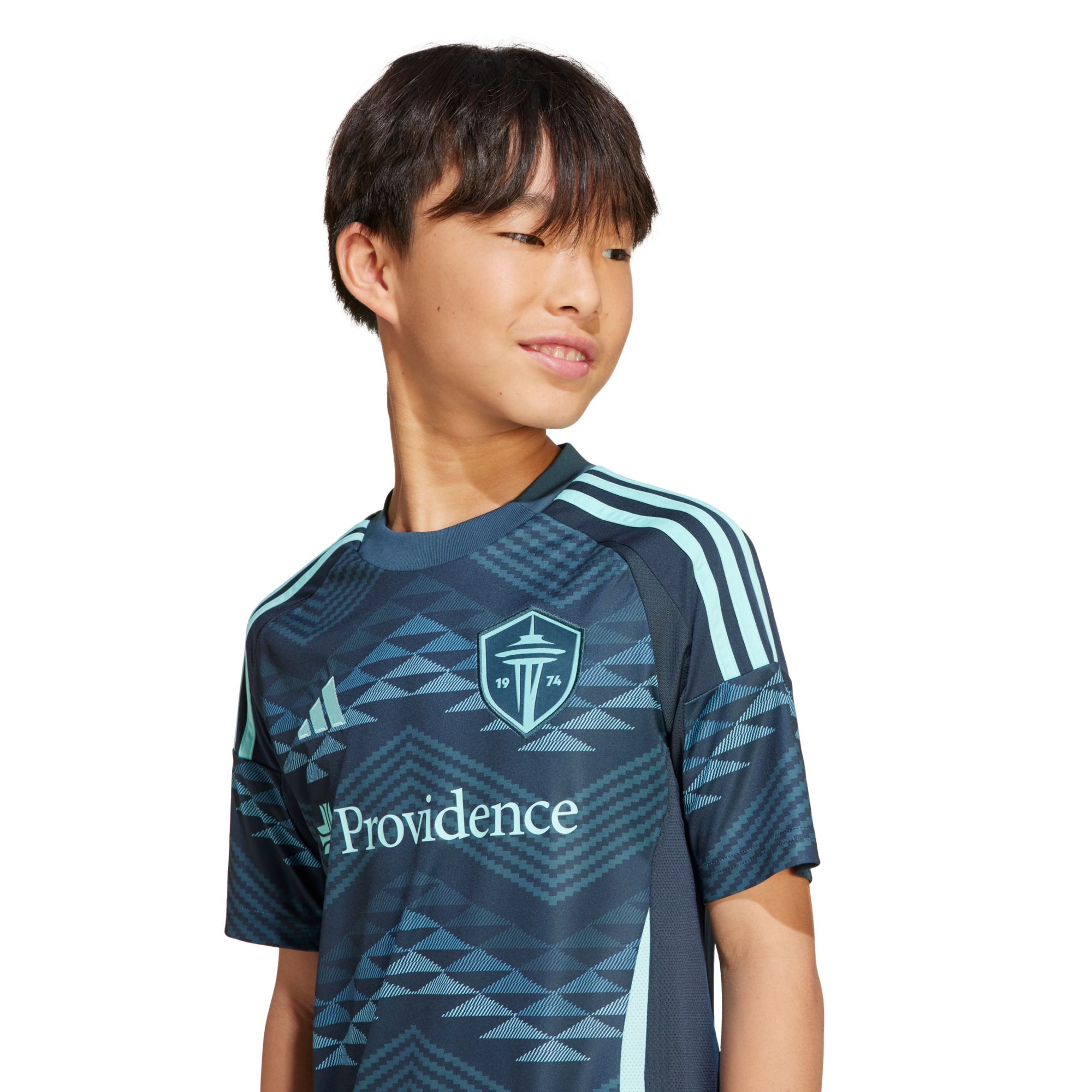 adidas Youth Seattle Sounders 2025 Secondary Replica "The Salish Sea Kit" Jersey product image