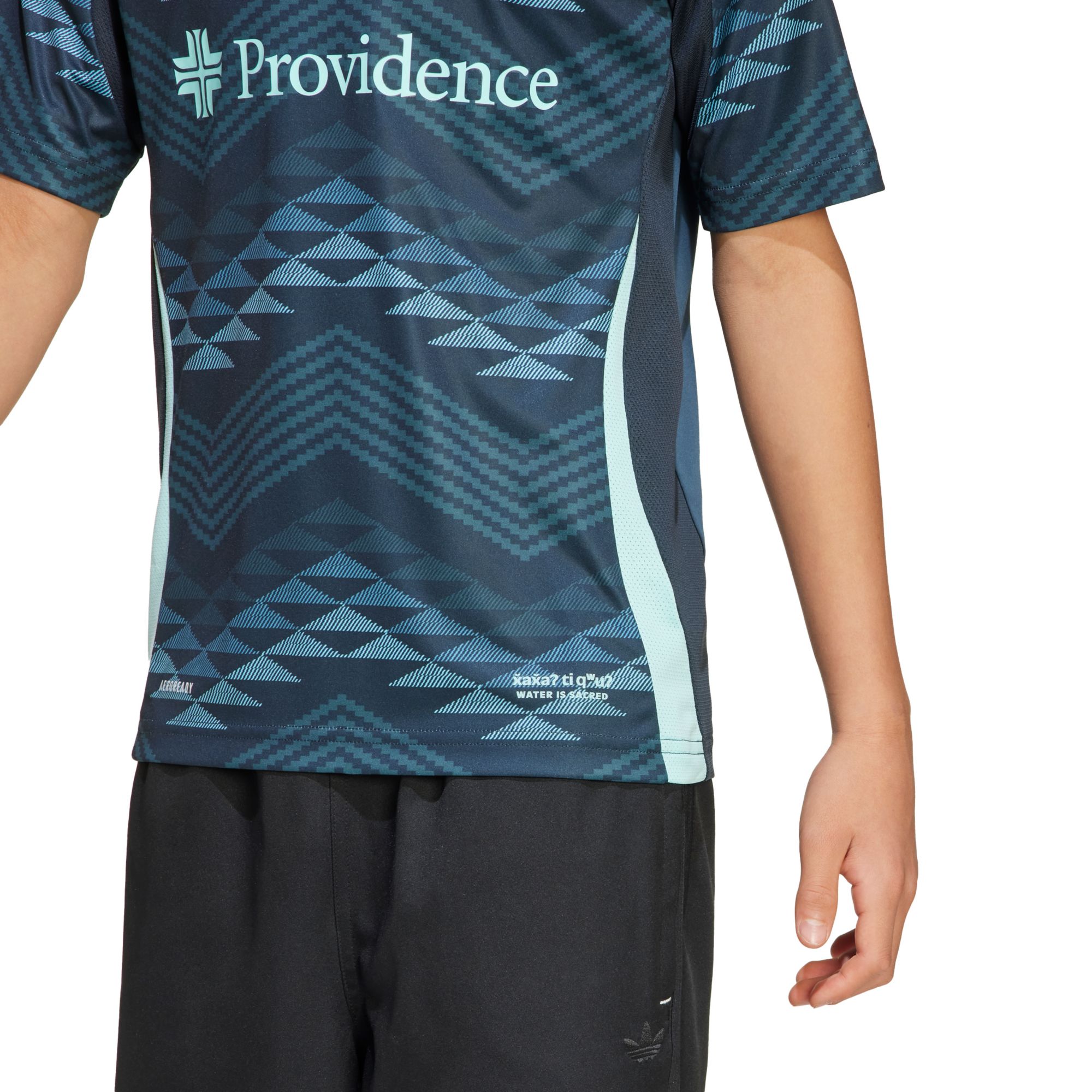 adidas Youth Seattle Sounders 2025 Secondary Replica "The Salish Sea Kit" Jersey product image