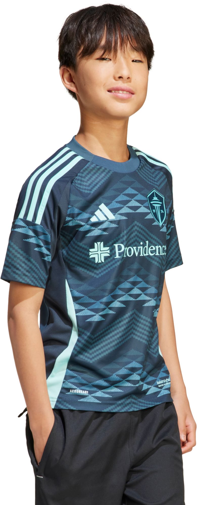 adidas Youth Seattle Sounders 2025 Secondary Replica "The Salish Sea Kit" Jersey product image