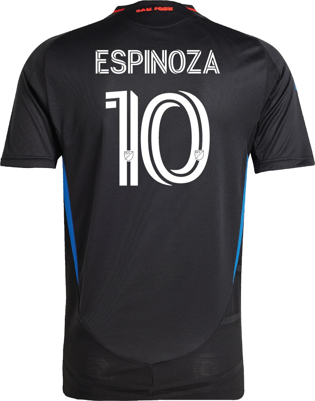 adidas Adult San Jose Earthquakes Cristian Espinoza #10 2025 Primary Authentic Jersey product image