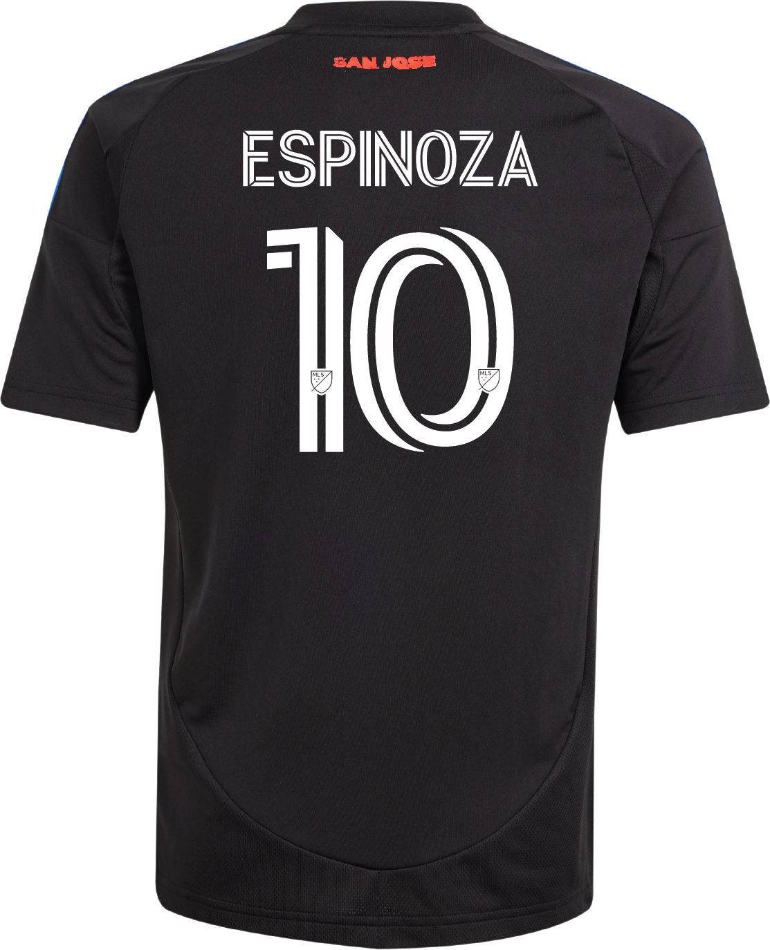 adidas Youth San Jose Earthquakes Cristian Espinoza #10 2025 Primary Replica Jersey product image
