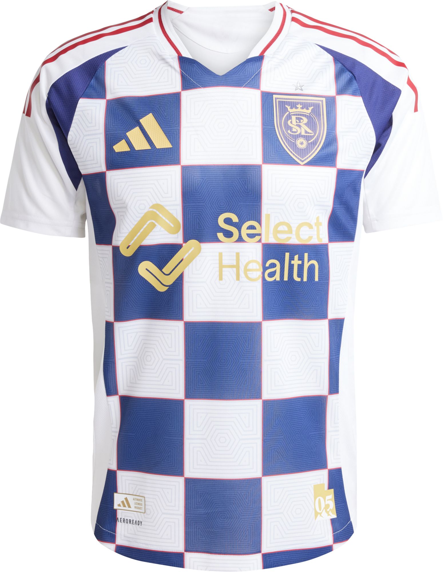 adidas Adult Real Salt Lake 2025 Secondary Authentic "Grid City" Jersey product image