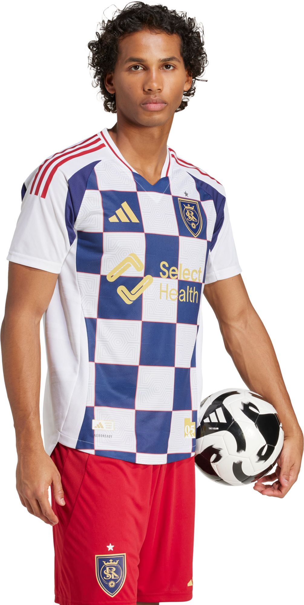 adidas Adult Real Salt Lake 2025 Secondary Authentic "Grid City" Jersey product image