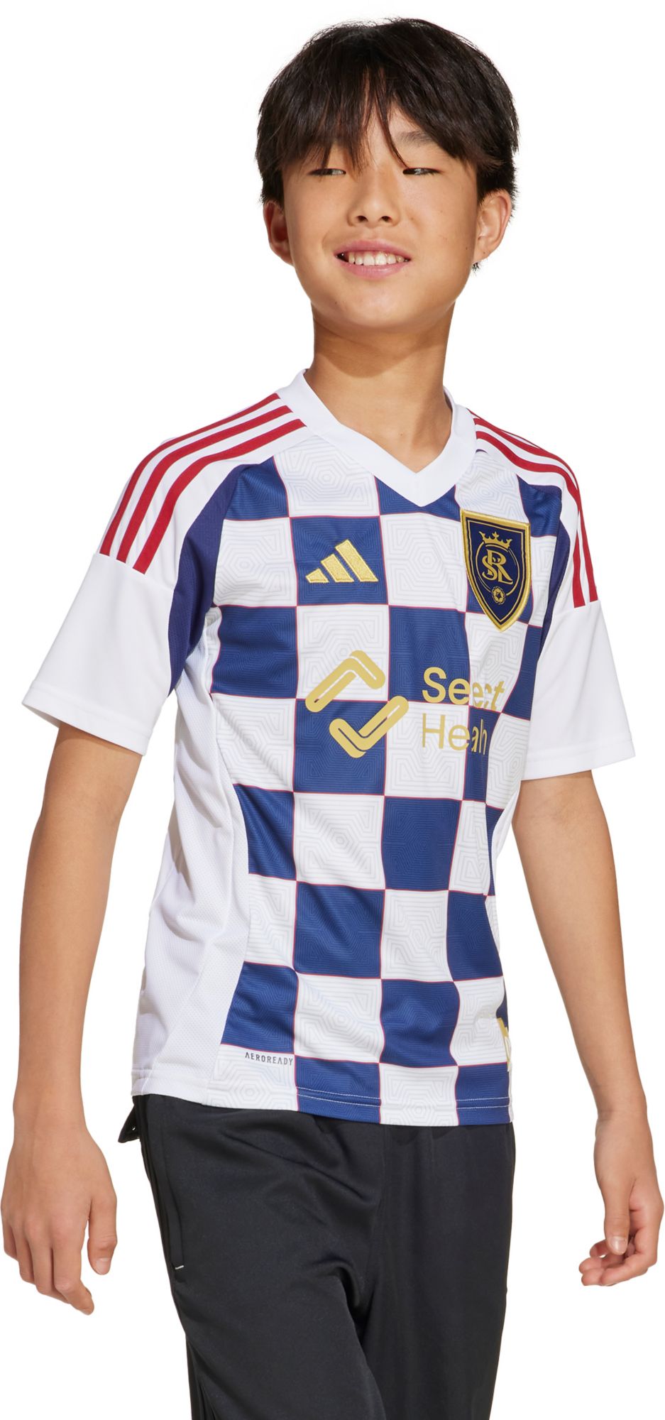 adidas Youth Real Salt Lake 2025 Replica Secondary "Grid City" Jersey product image