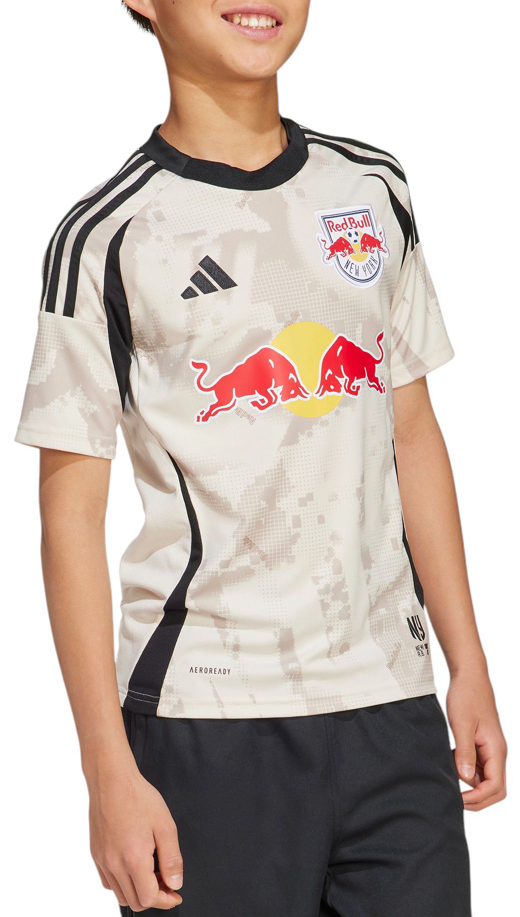 adidas Youth New York Red Bulls 2025 Secondary Replica "The Stone Kit" Jersey product image