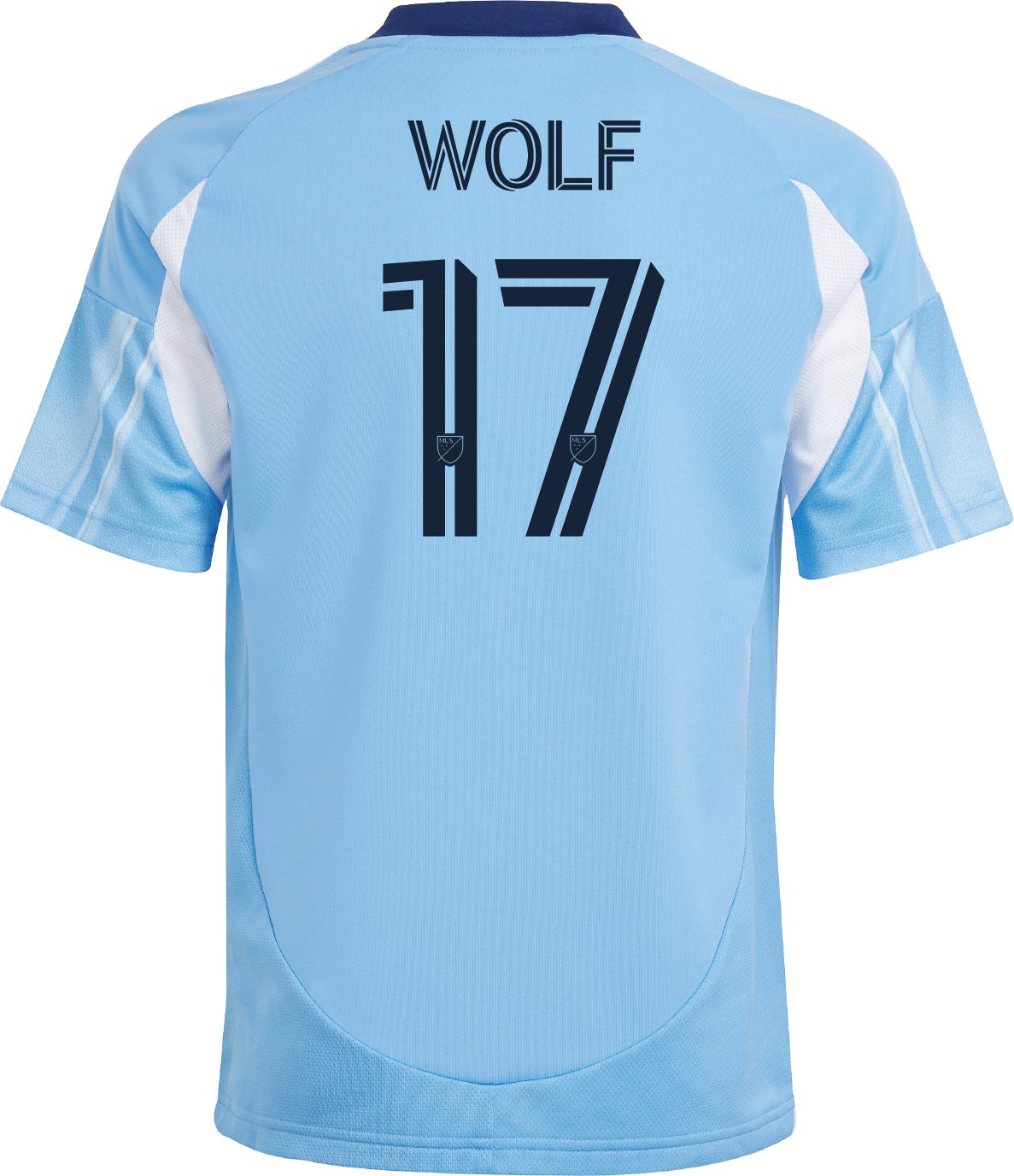adidas Youth New York City FC Hannes Wolf #17 2025 Primary Replica Jersey product image