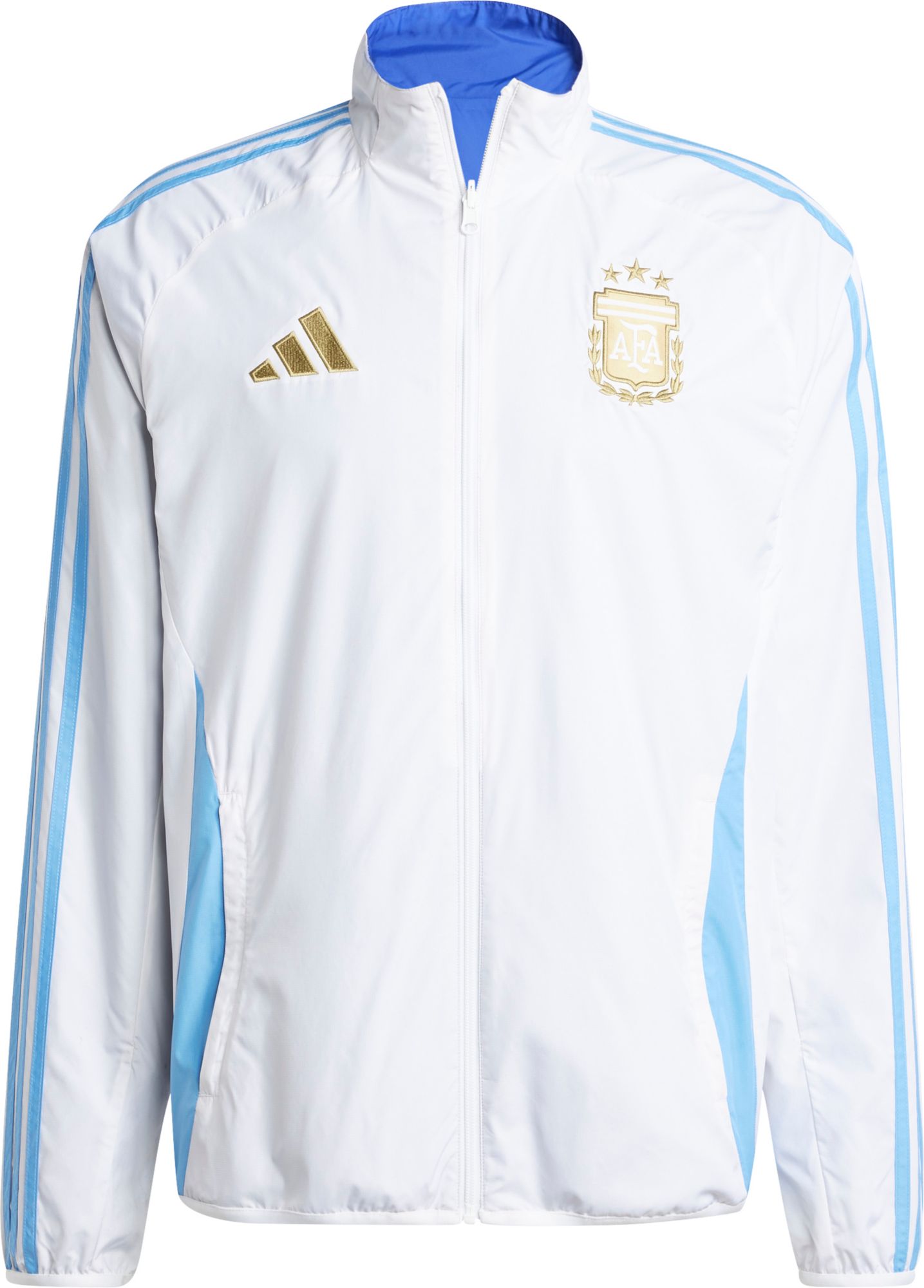 adidas Adult Argentina White Anthem Jacket product image