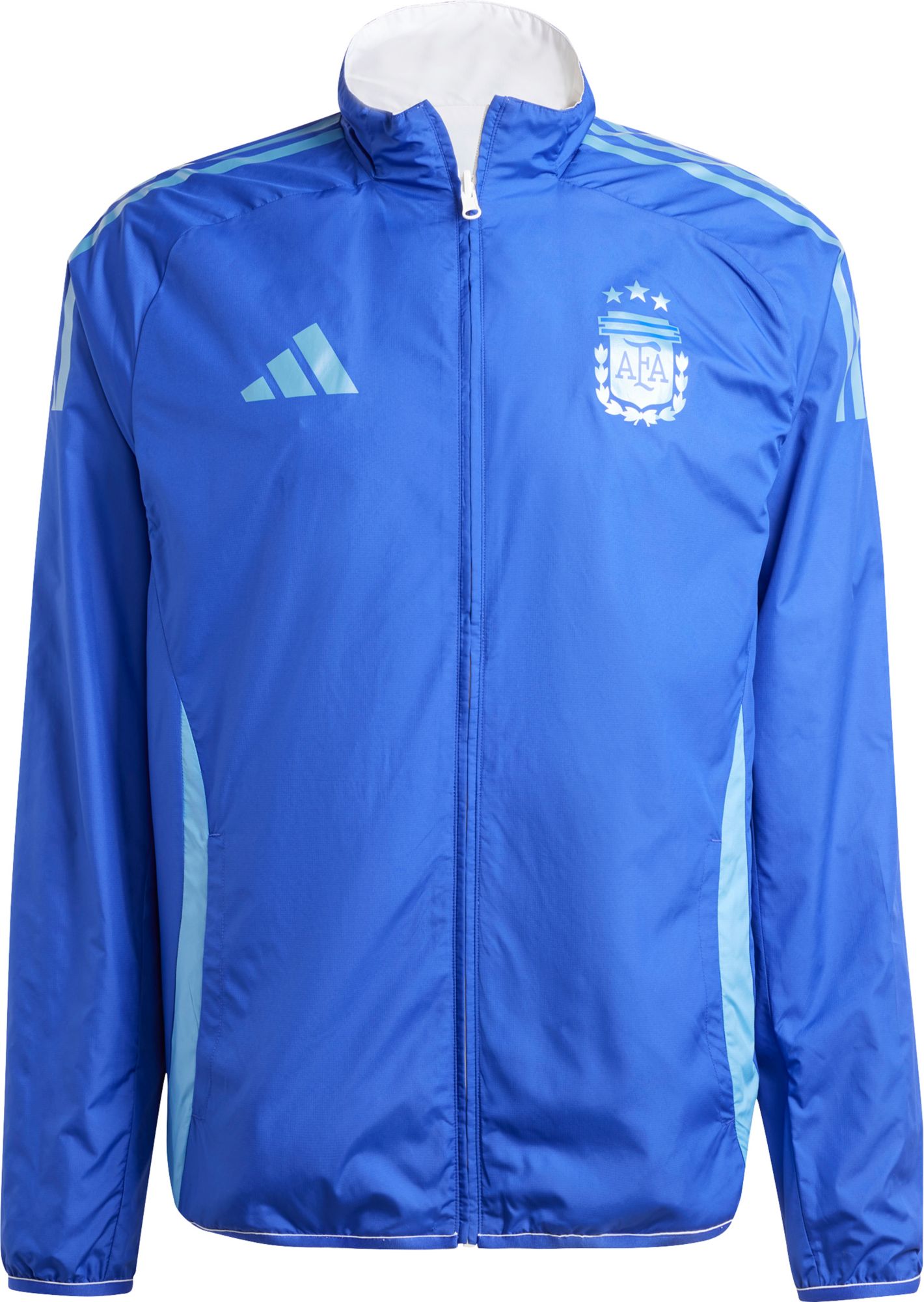 adidas Adult Argentina White Anthem Jacket product image