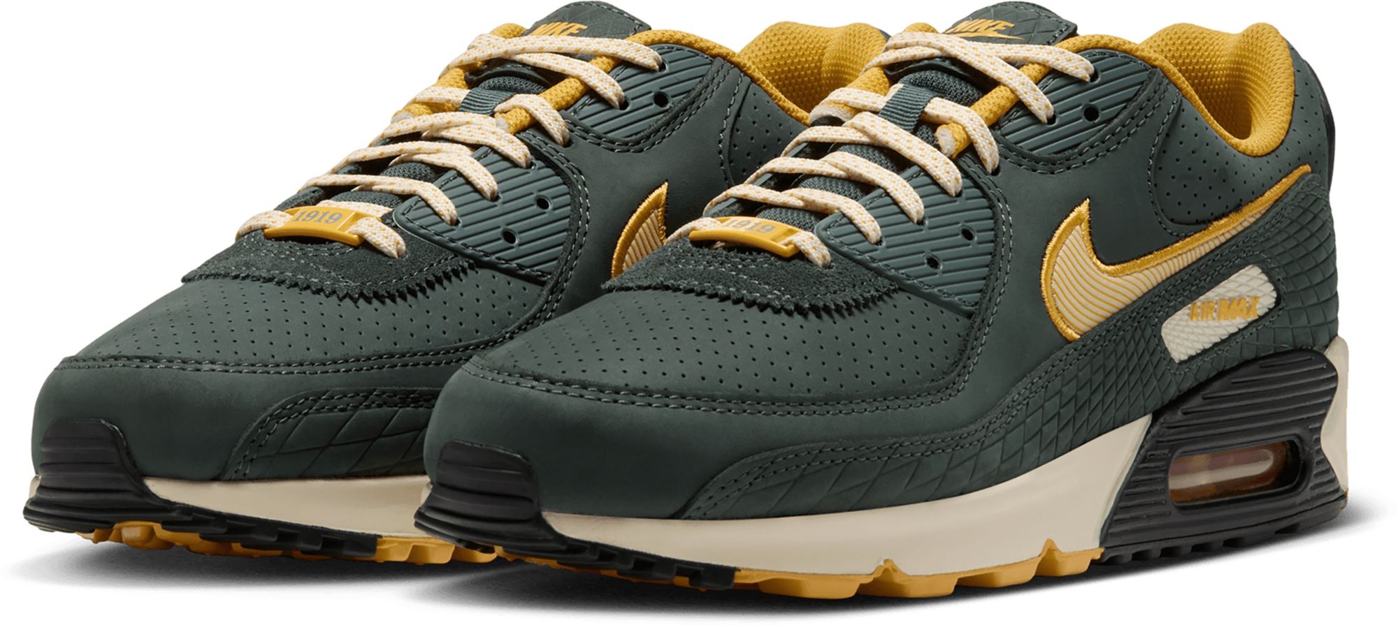 Nike Men's Air Max 90 Green Bay Packers 'NFL Rivalries' Shoes product image