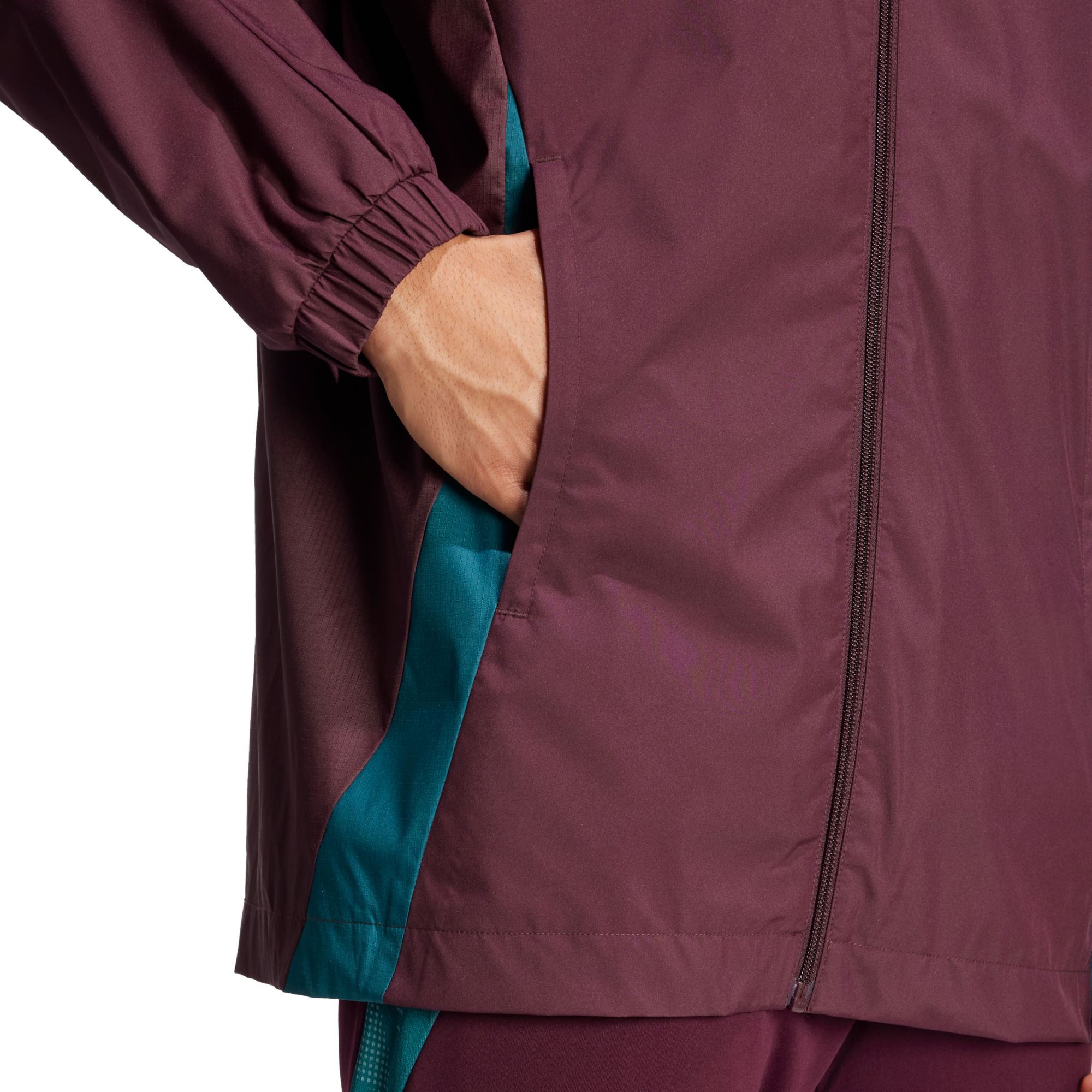 adidas Adult Mexico Maroon Quarter-Zip Training Jacket product image