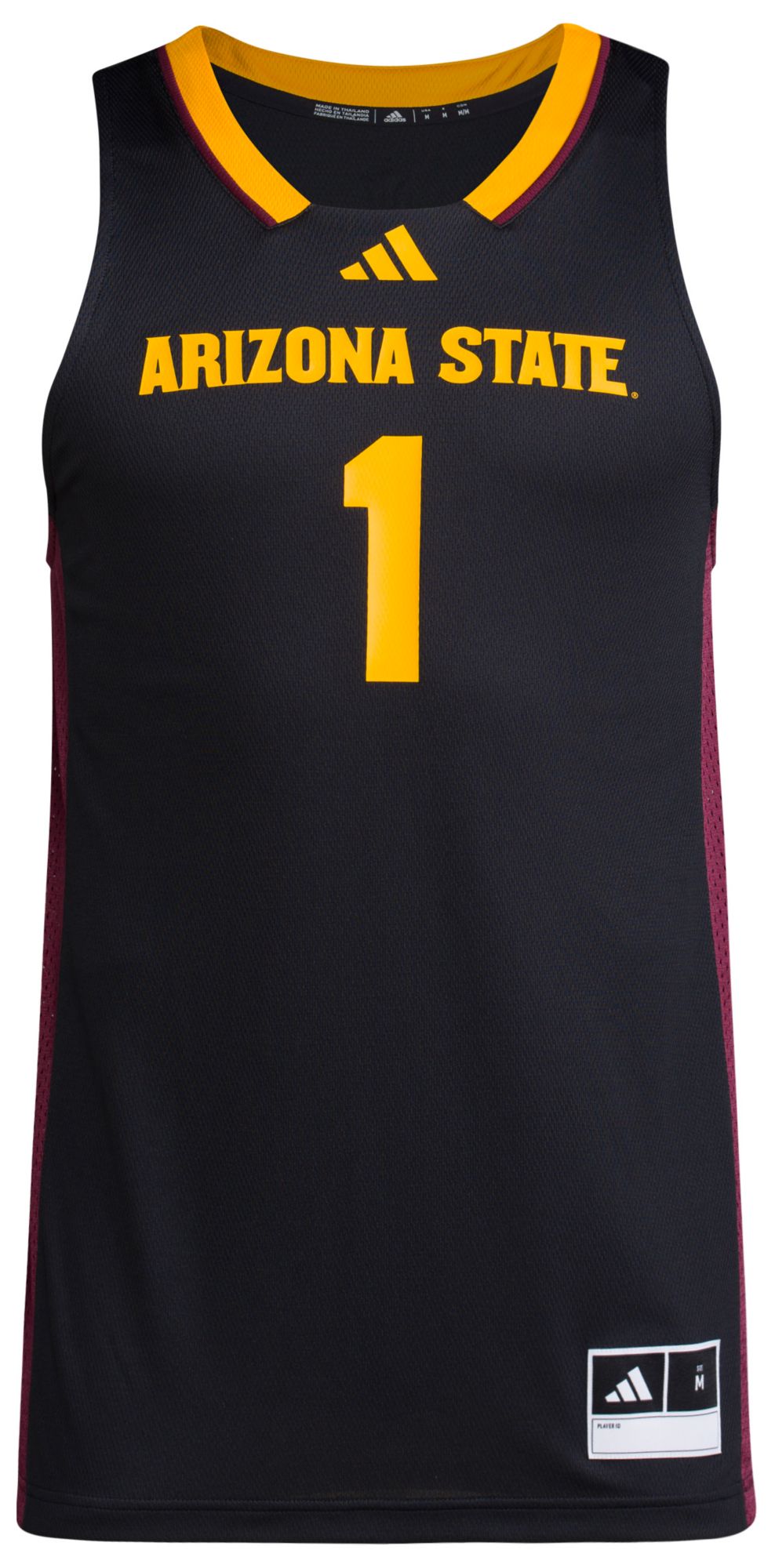 adidas Men's Arizona State Sun Devils Black Swingman Jersey product image