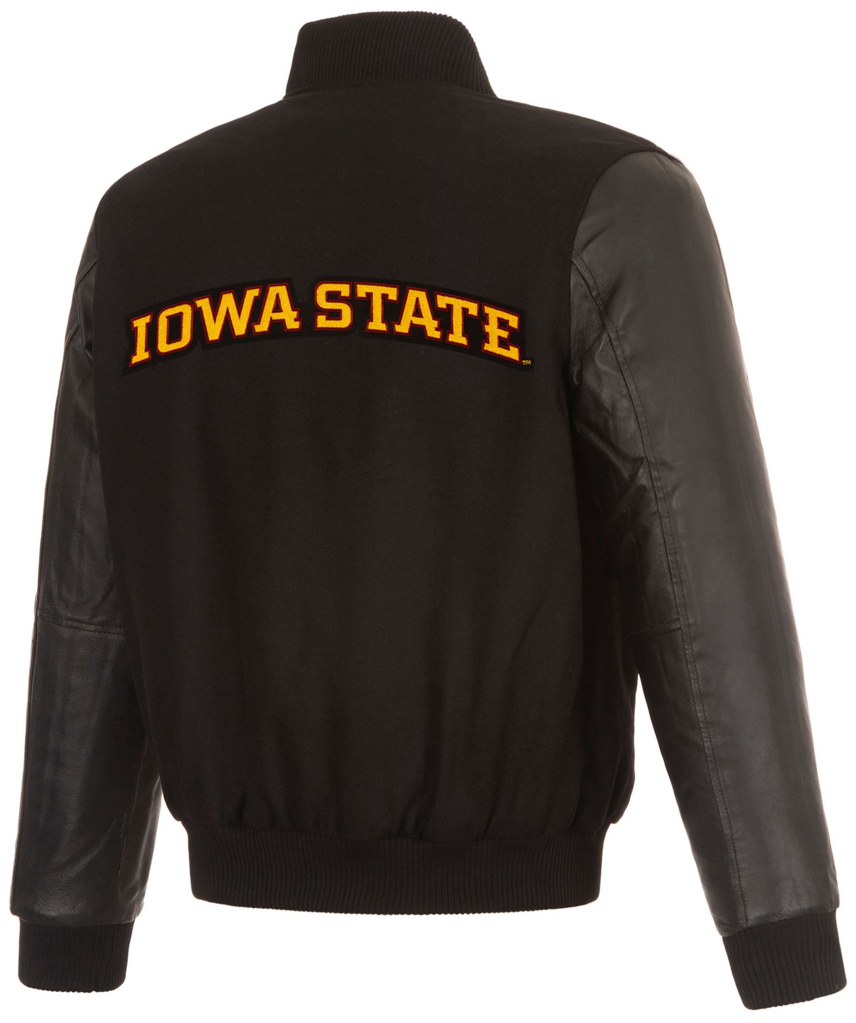JH Design Men's Iowa State Cyclones Black Wool Jacket product image