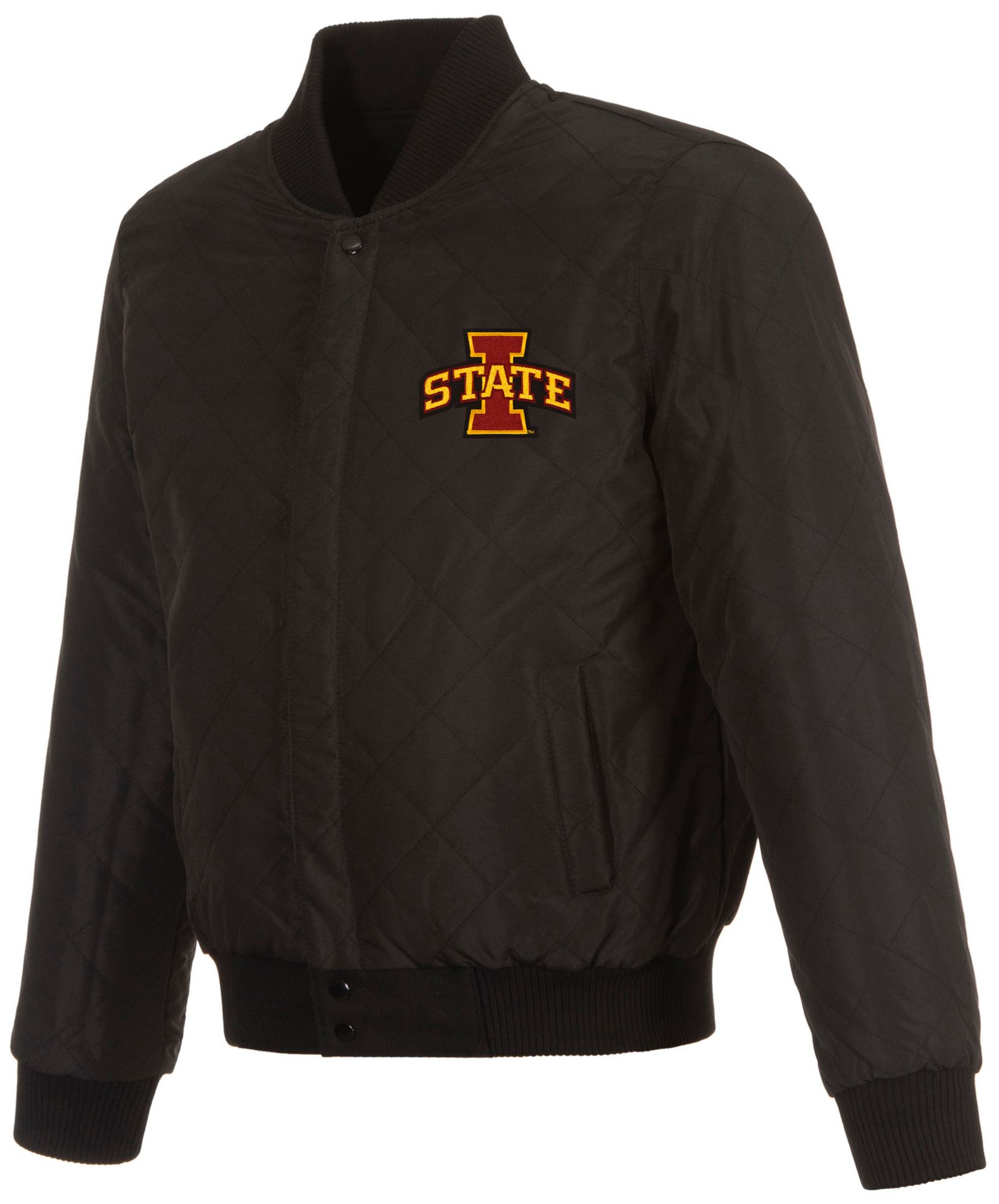 JH Design Men's Iowa State Cyclones Black Wool Jacket product image