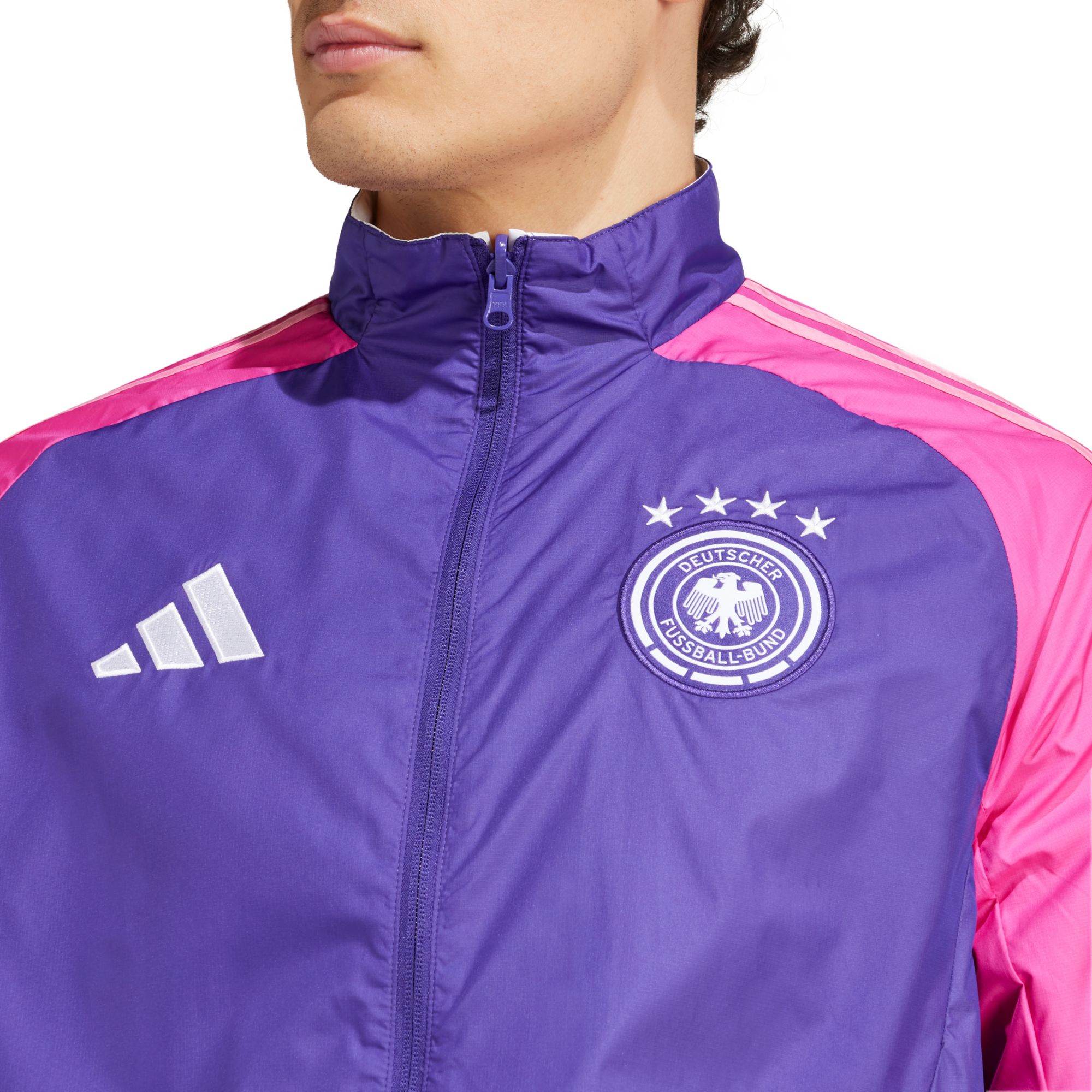 adidas Adult Germany Purple Anthem Jacket product image