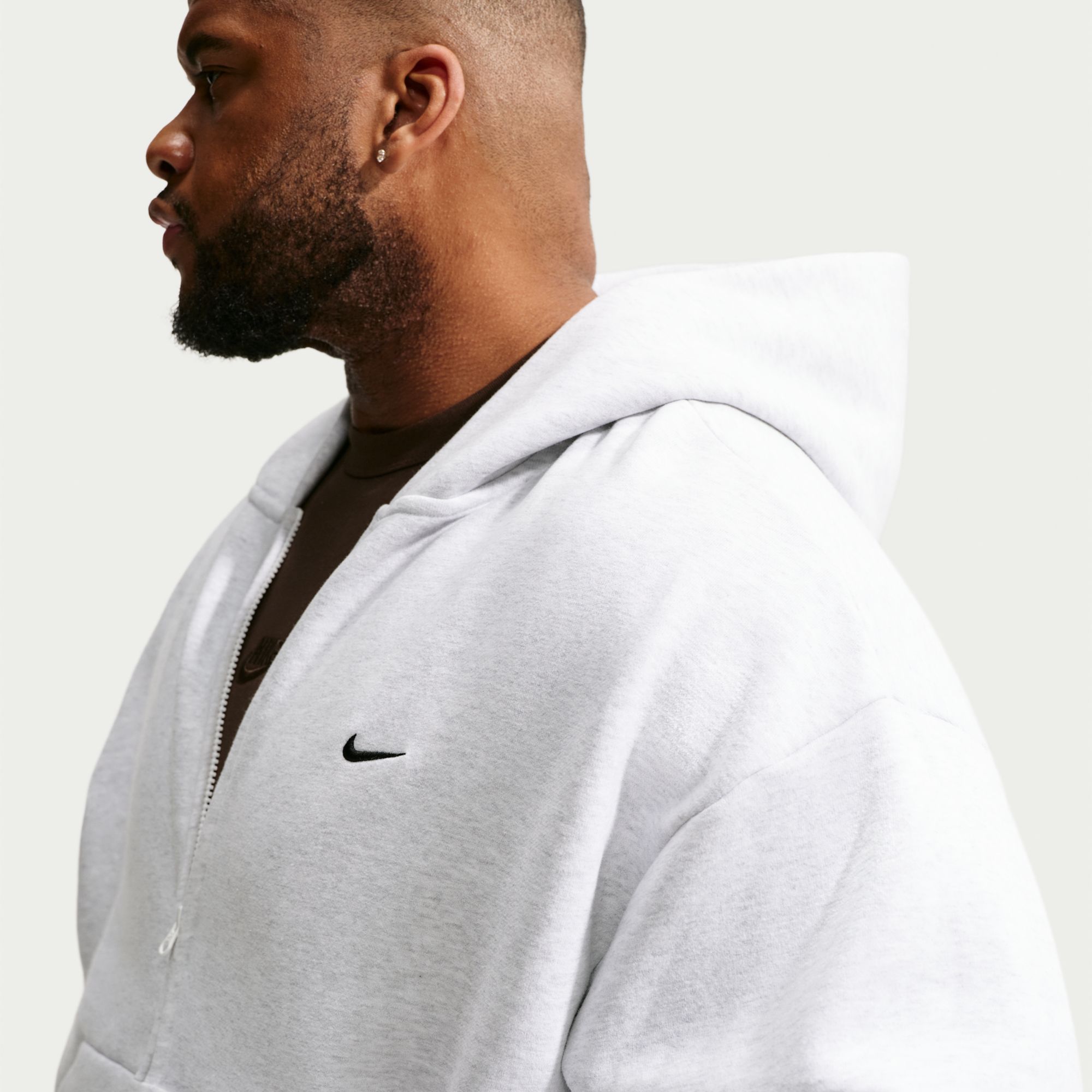 Nike Men's Solo Swoosh Fleece Full-Zip Hoodie product image