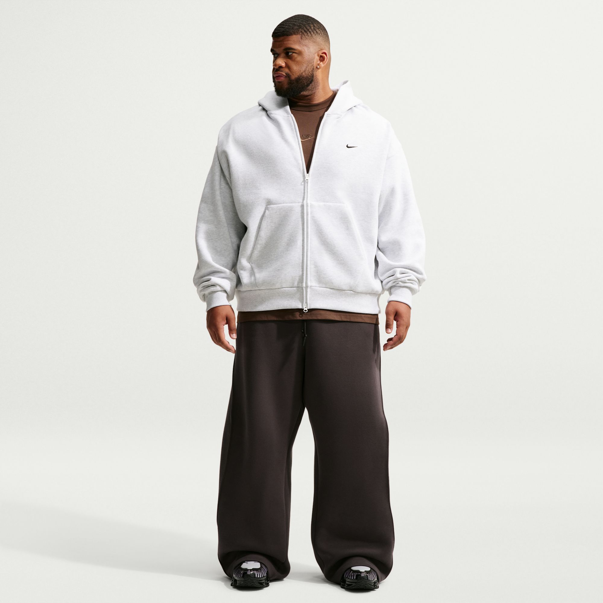 Nike Men's Solo Swoosh Fleece Full-Zip Hoodie product image