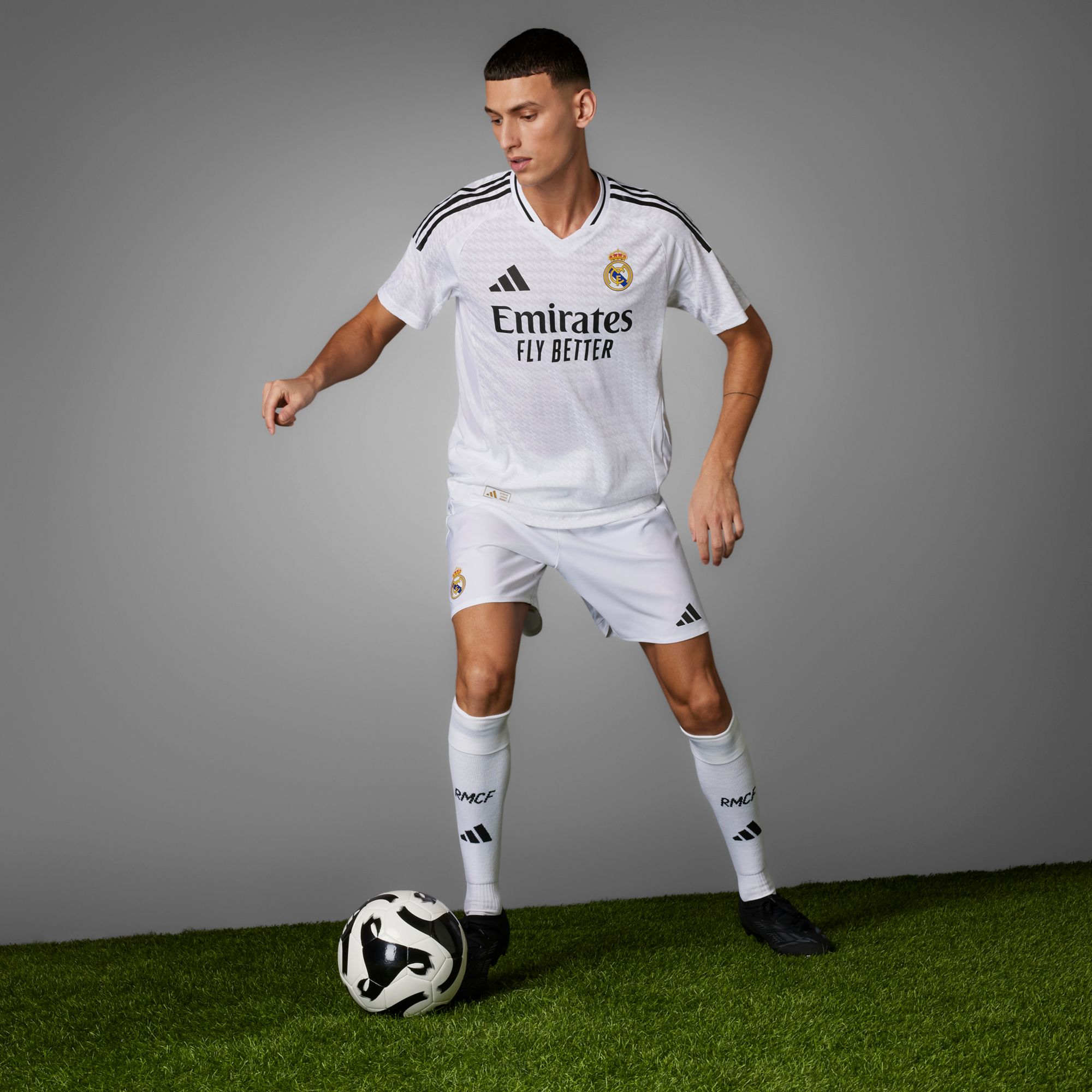 adidas Adult Real Madrid 2024 Home Authentic Jersey product image