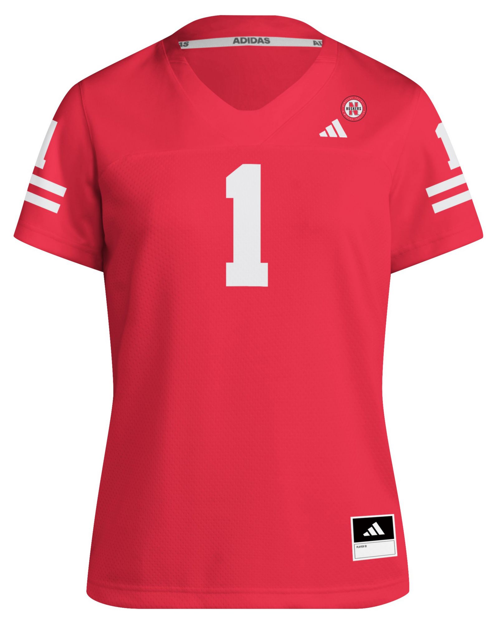 adidas Women's Nebraska Cornhuskers Red Replica Football Jersey product image