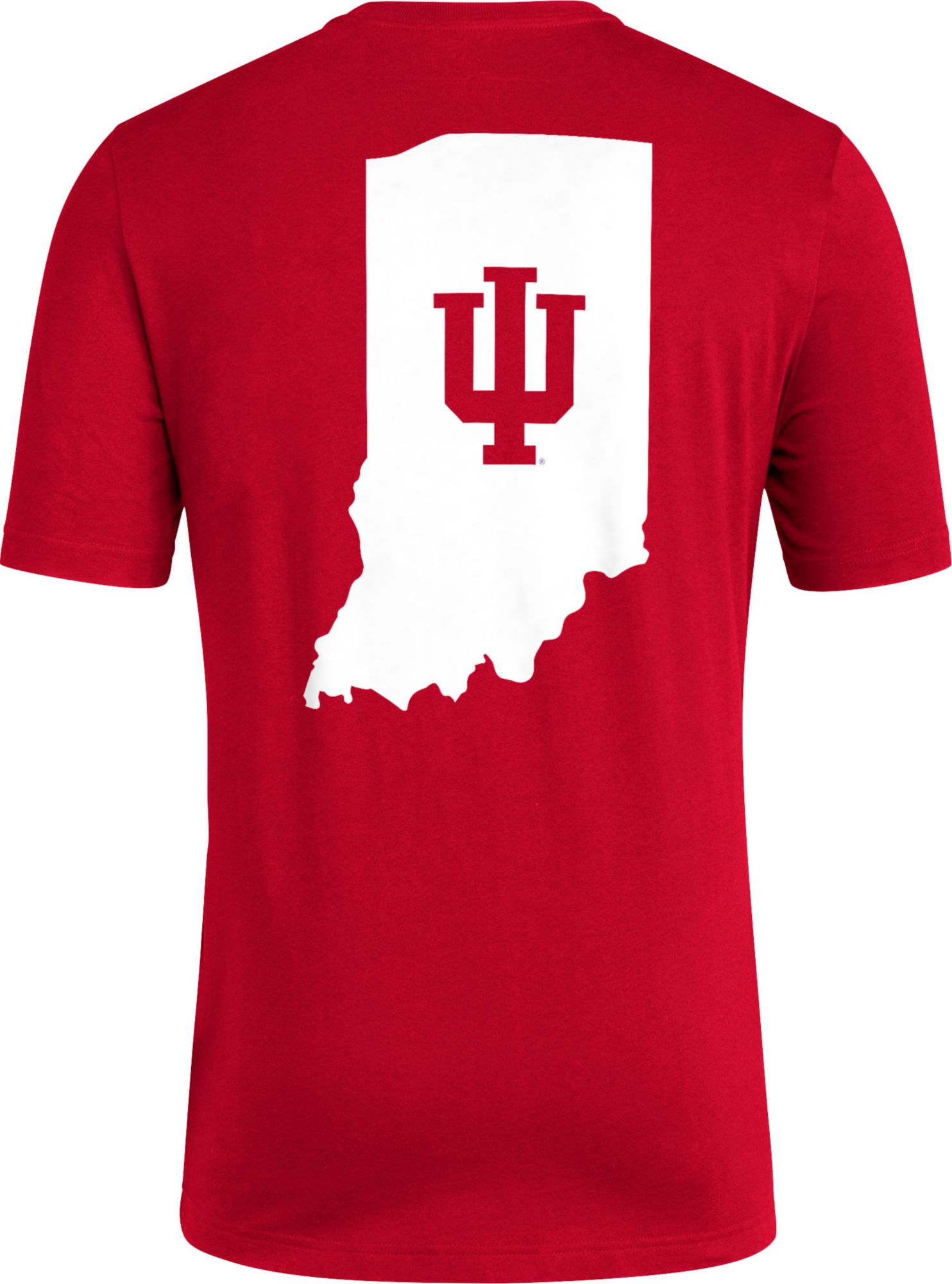 adidas Men's Indiana Hoosiers Red Reverse Retro Basketball T-Shirt product image