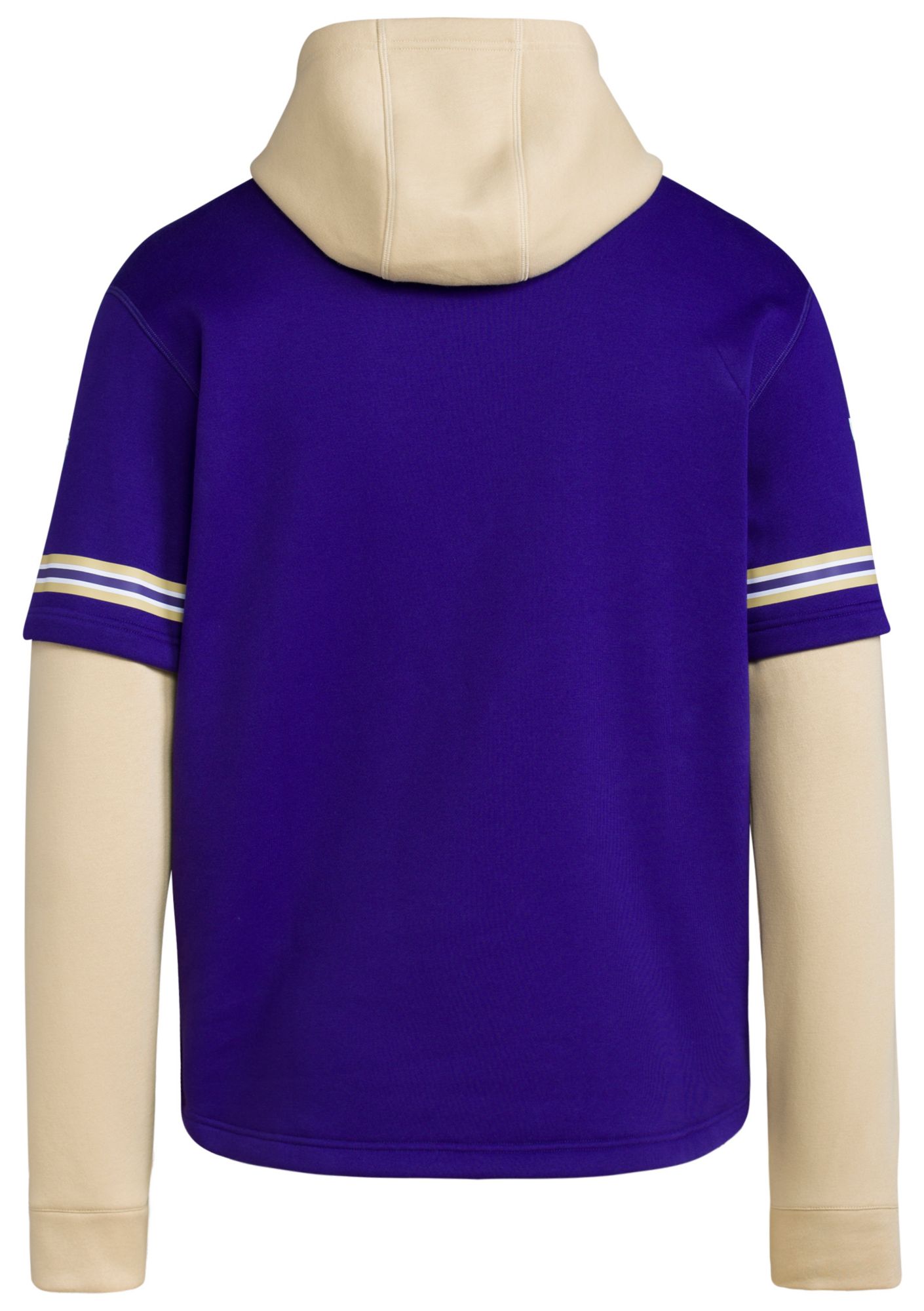 adidas Men's Washington Huskies Dark Purple Hooded Jersey product image