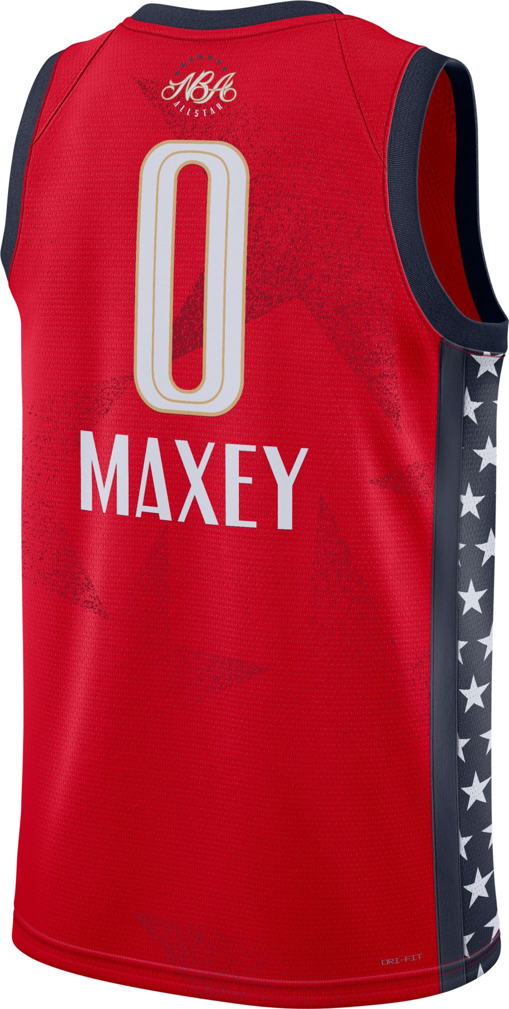Jordan Adult 2025-26 NBA All-Star Game Tyrese Maxey #0 Red Swingman Jersey product image