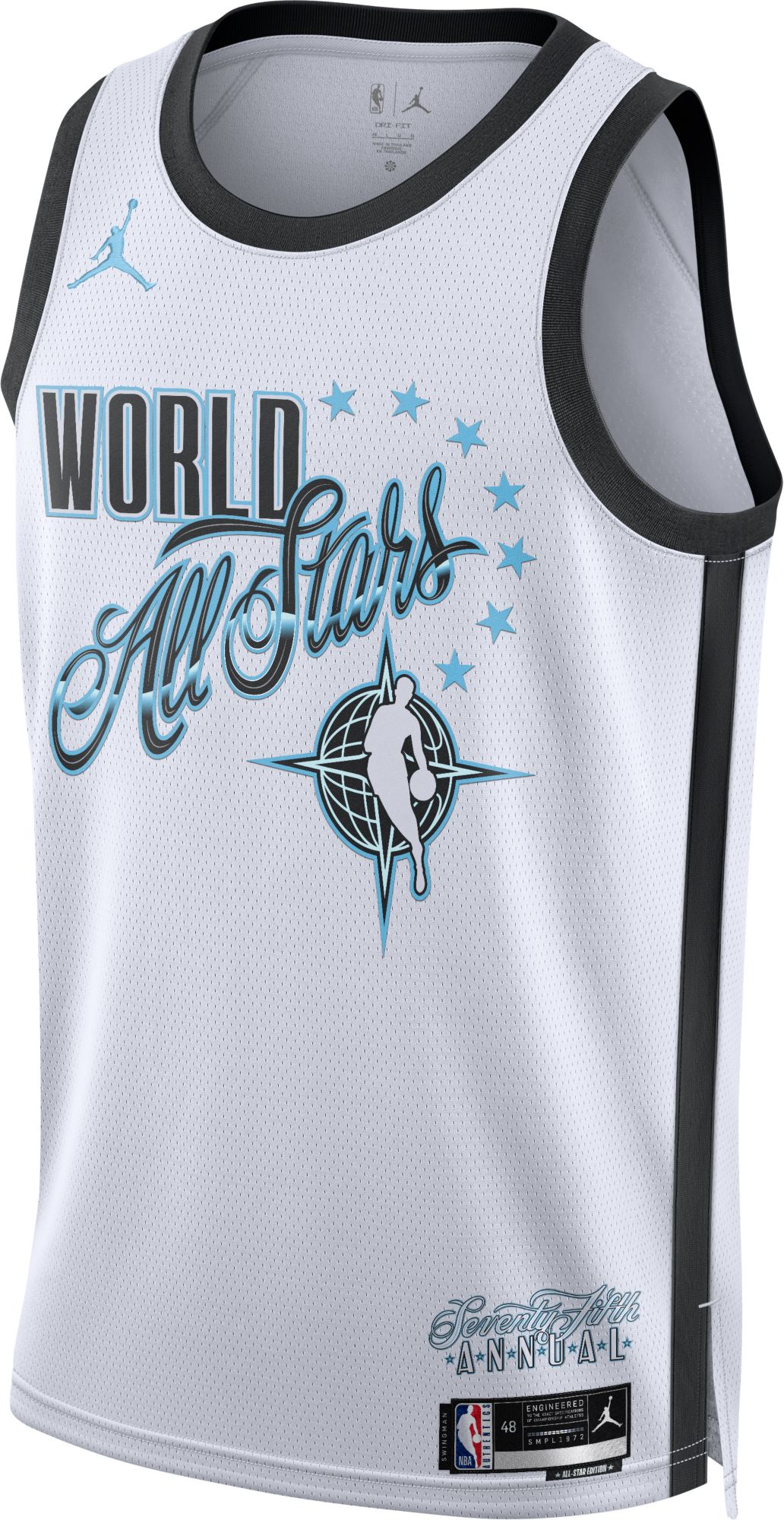 Jordan Adult 2025-26 NBA All-Star Game Victor Wembanyama #1 White Swingman Jersey product image