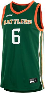 Nike / x LeBron James Men's Florida A&M Rattlers #6 Green Replica  Basketball Jersey
