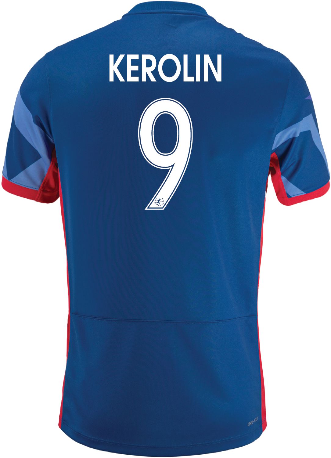 Nike Adult North Carolina Courage Kerolin Nicoli #9 2024 Home Replica Jersey product image