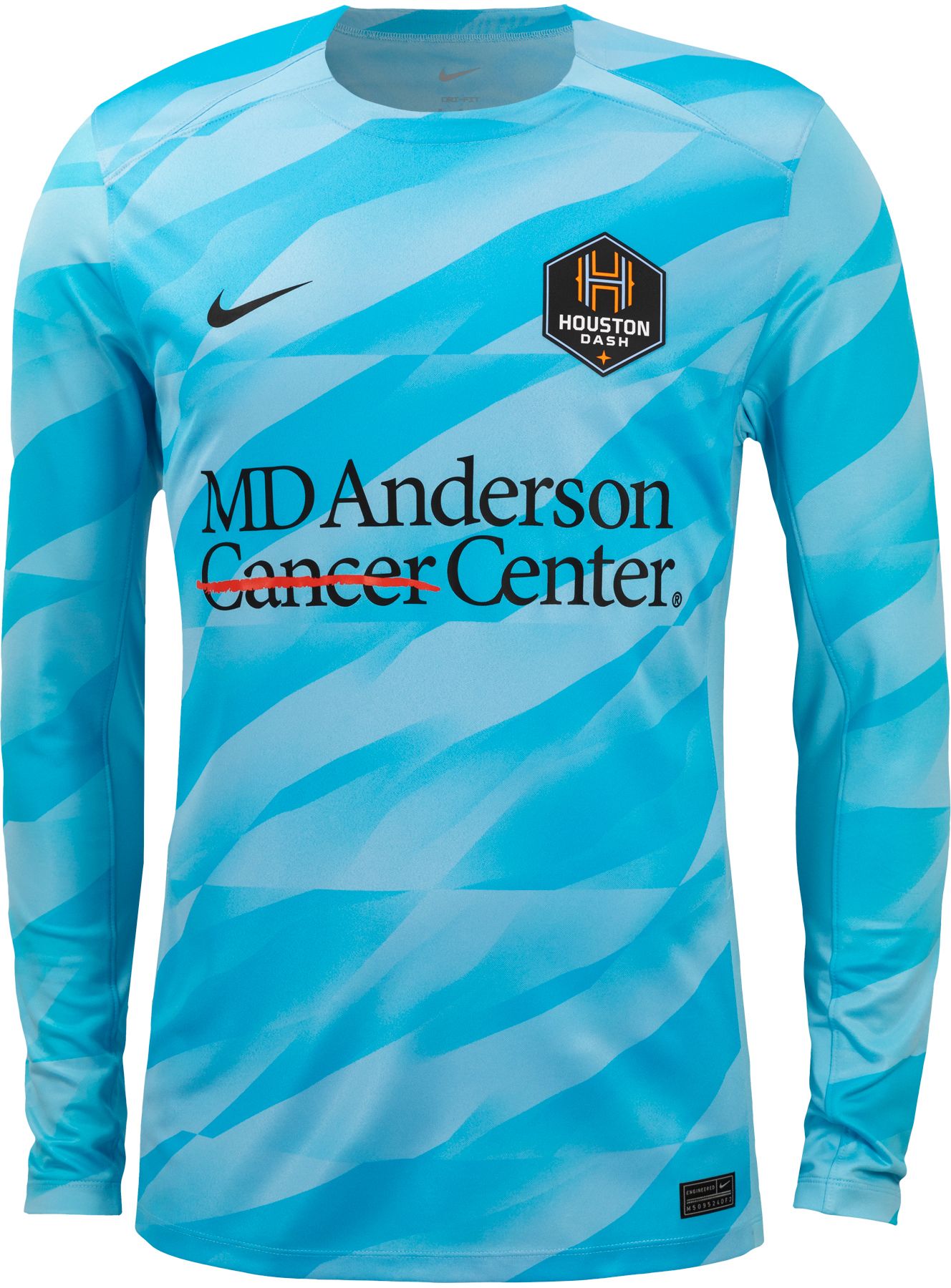 Nike Adult Houston Dash 2024 Blue Goalkeeper Jersey product image