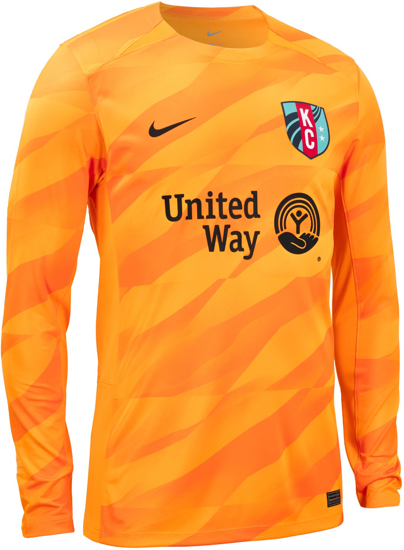 Nike Adult Kansas City Current 2024 Orange Goalkeeper Jersey product image