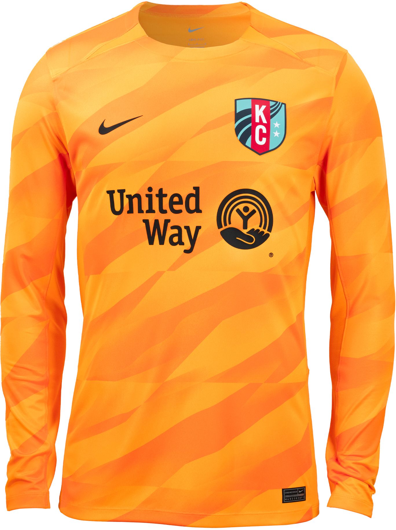Nike Adult Kansas City Current 2024 Orange Goalkeeper Jersey product image