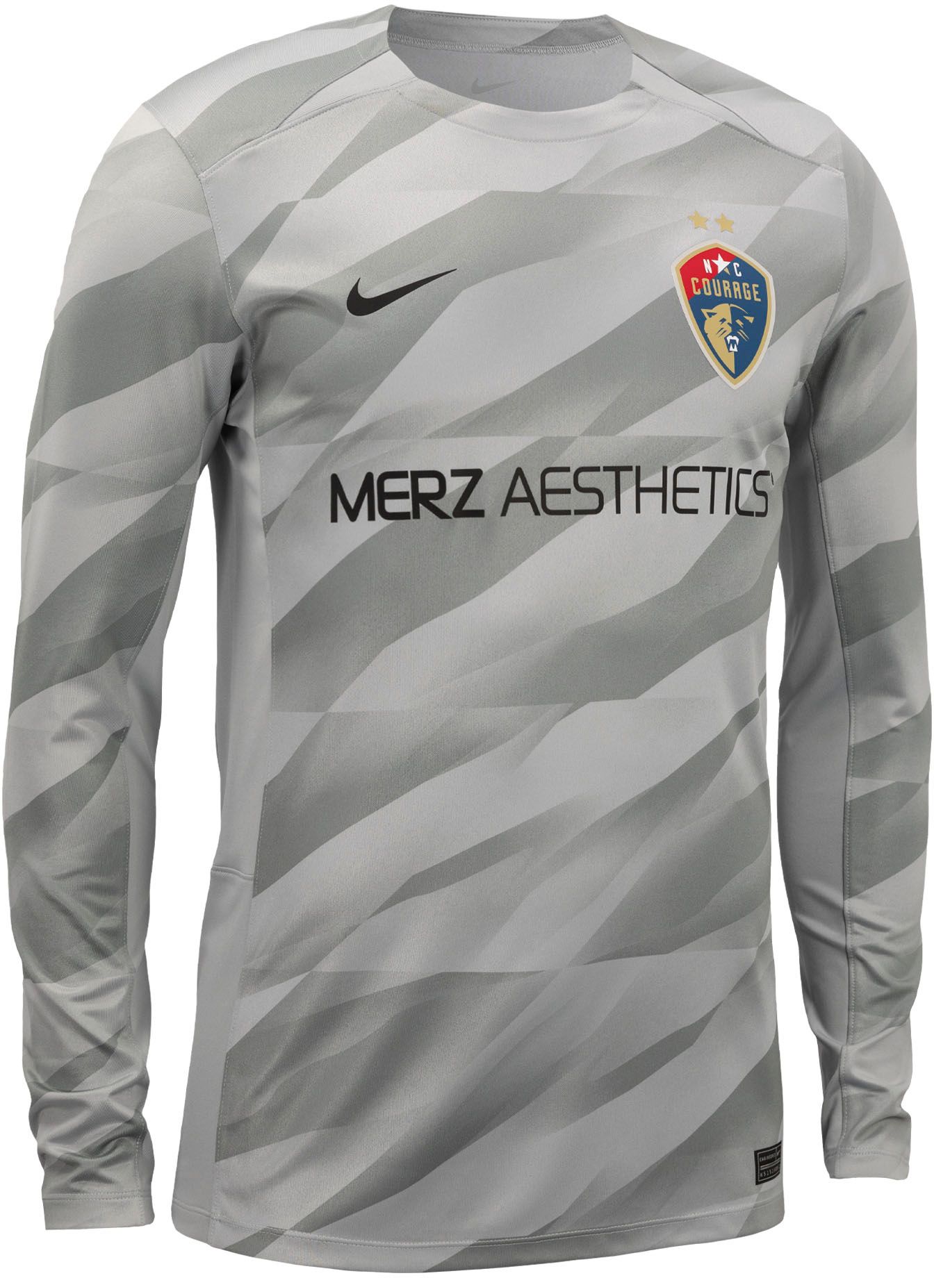 Nike Adult North Carolina Courage 2024 Grey Goalkeeper Jersey product image