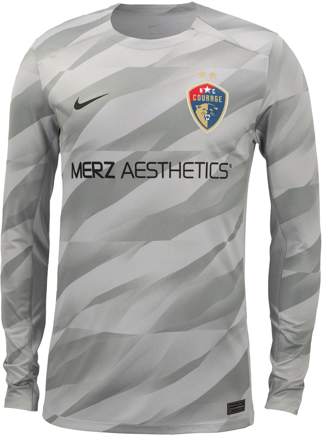Nike Adult North Carolina Courage 2024 Grey Goalkeeper Jersey product image