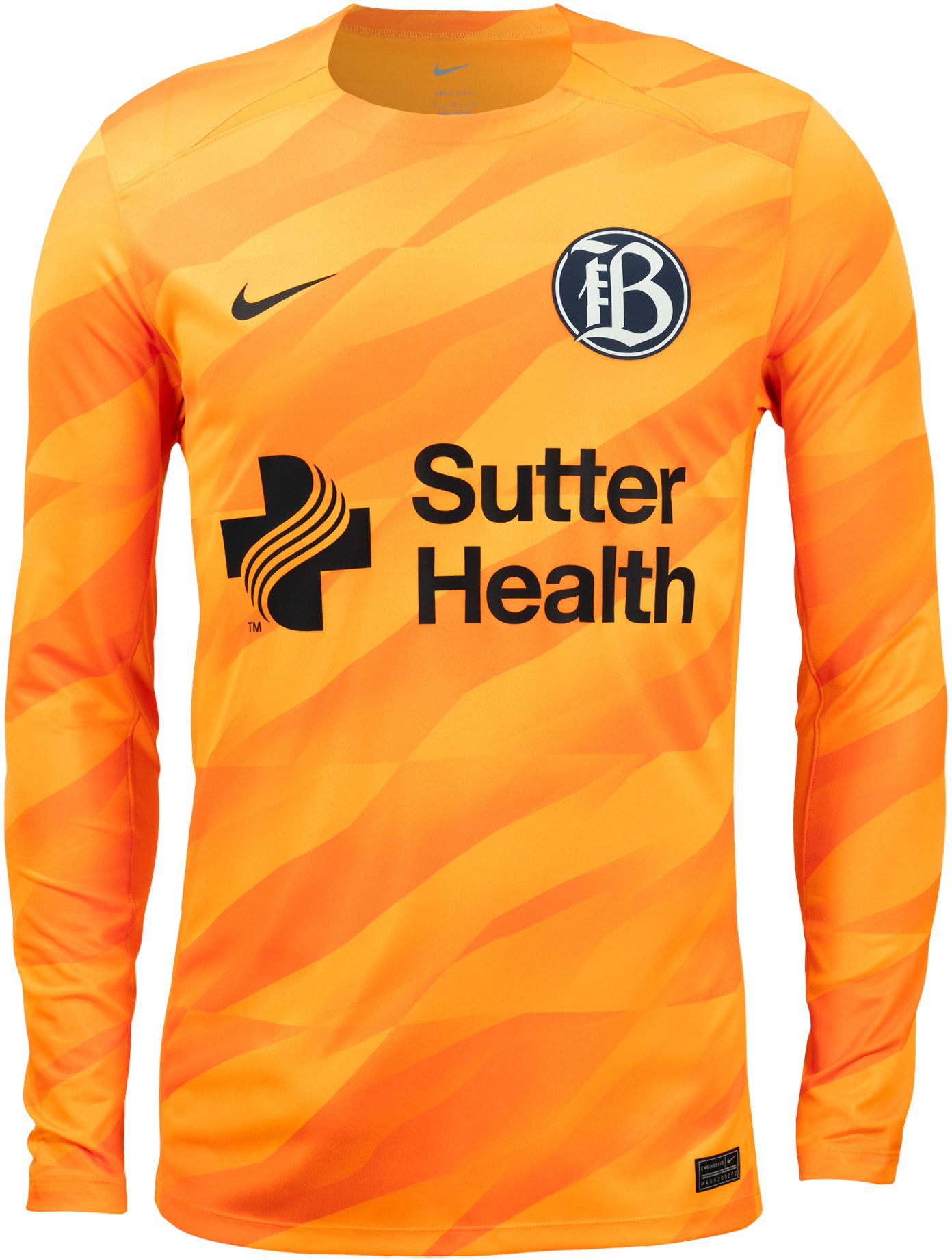 Nike Adult Bay FC 2024 Orange Goalkeeper Jersey product image