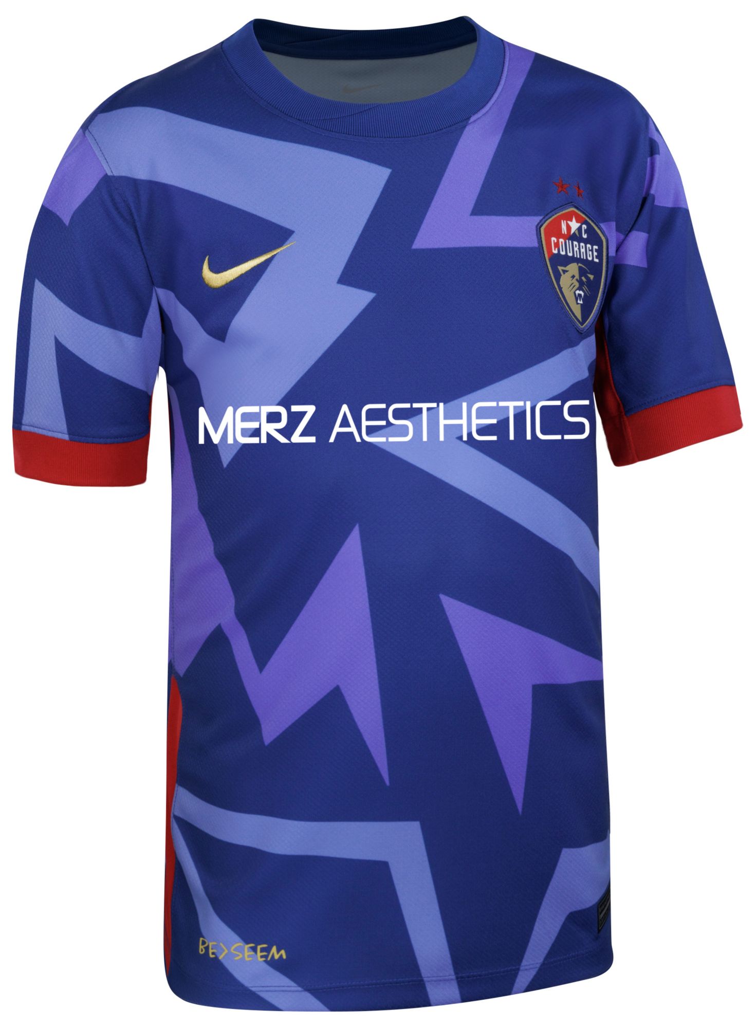 Nike Youth North Carolina Courage 2024-25 Blue Home Replica Jersey product image
