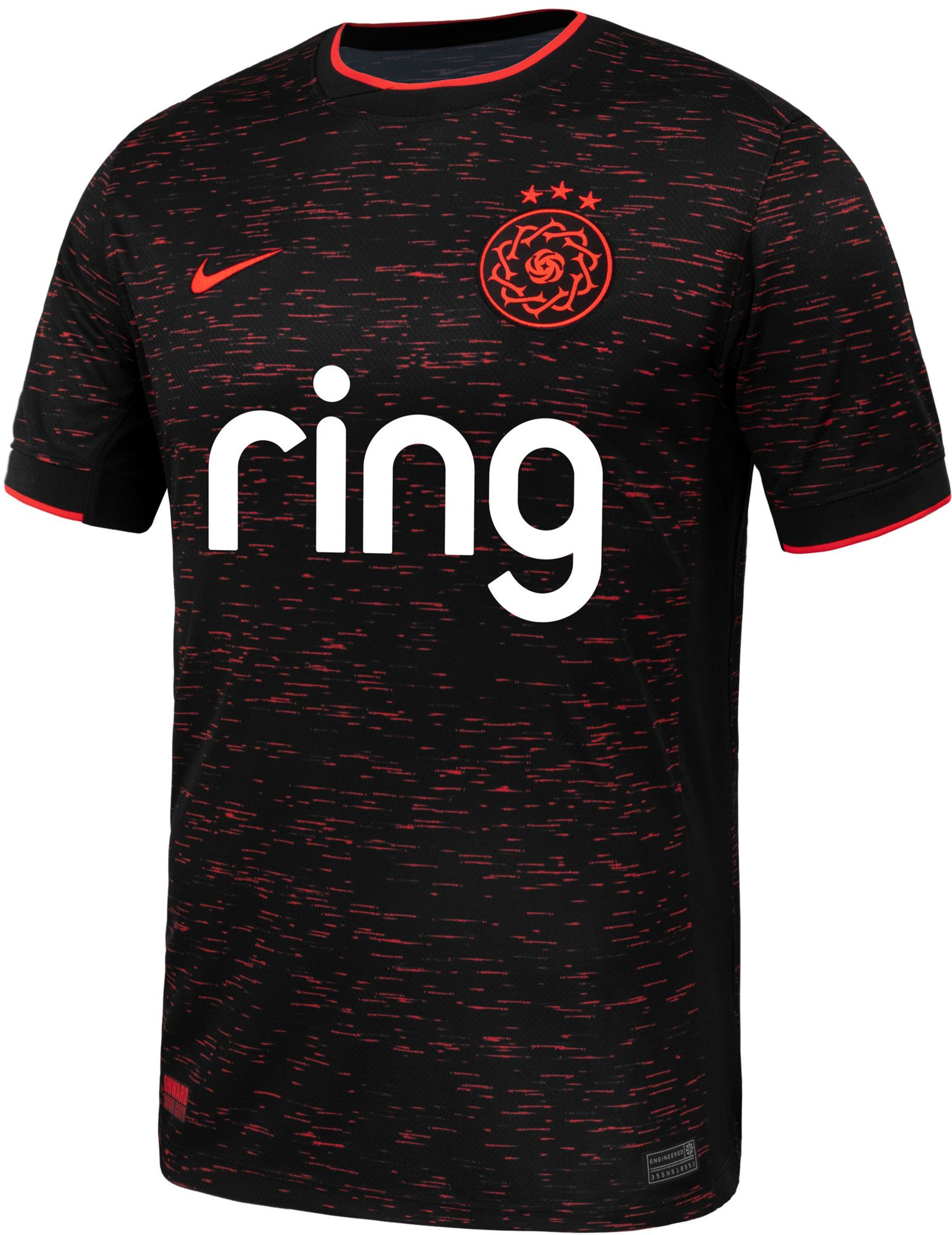Nike Adult Portland Thorns 2025-26 Black Away Replica Jersey product image