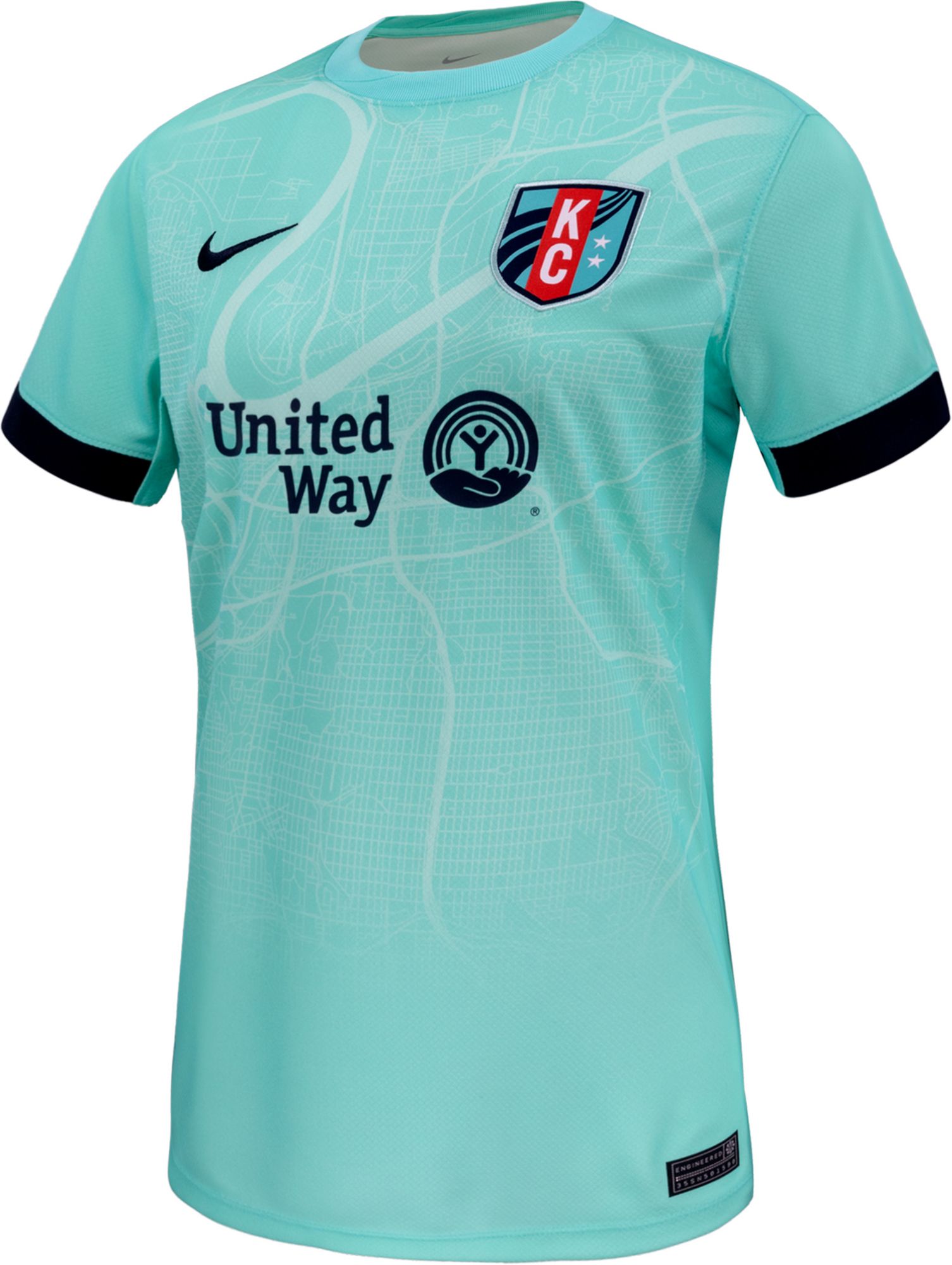 Nike Women's Kansas City Current 2025-26 Light Blue Away Replica Jersey product image